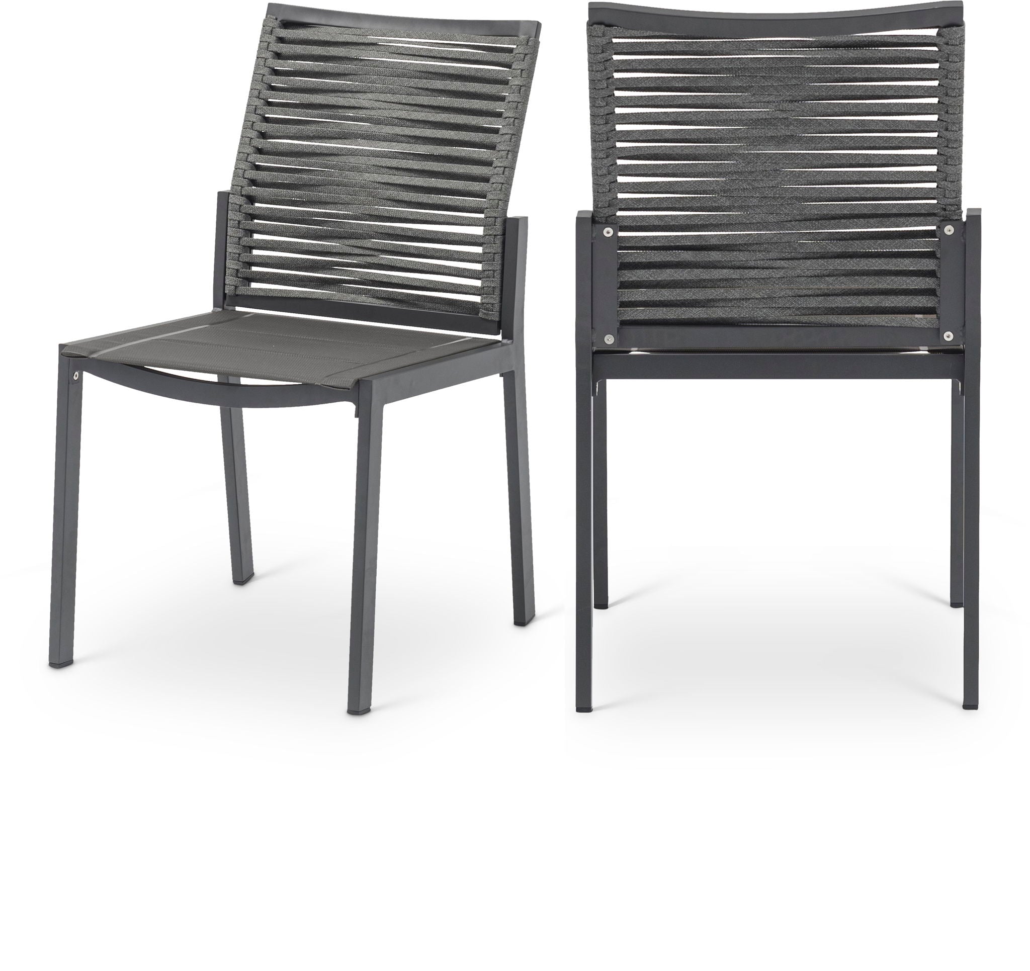 Maldives - Rope Outdoor Patio Dining Side Chair (Set of 2)