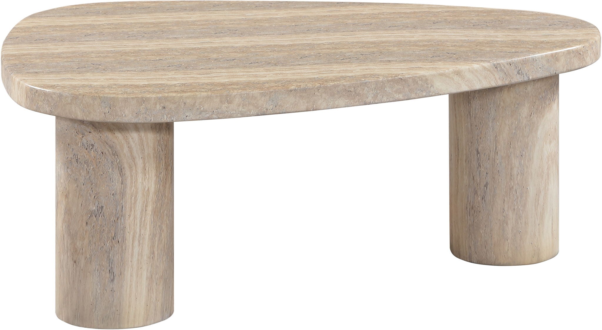 Teramo - Traverine Concrete Indoor/Outdoor Coffee Table