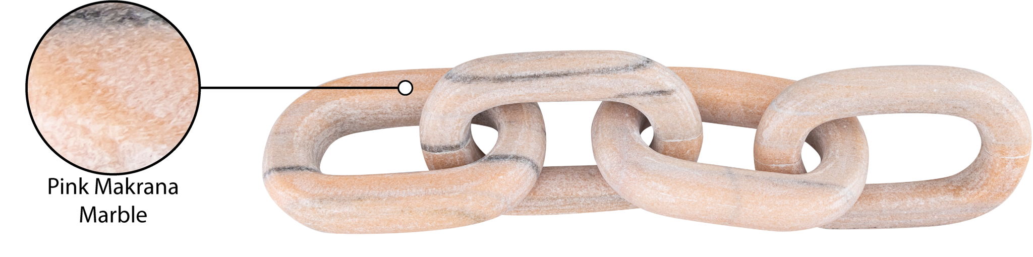 Lynx - Marble Decorative Chain Links