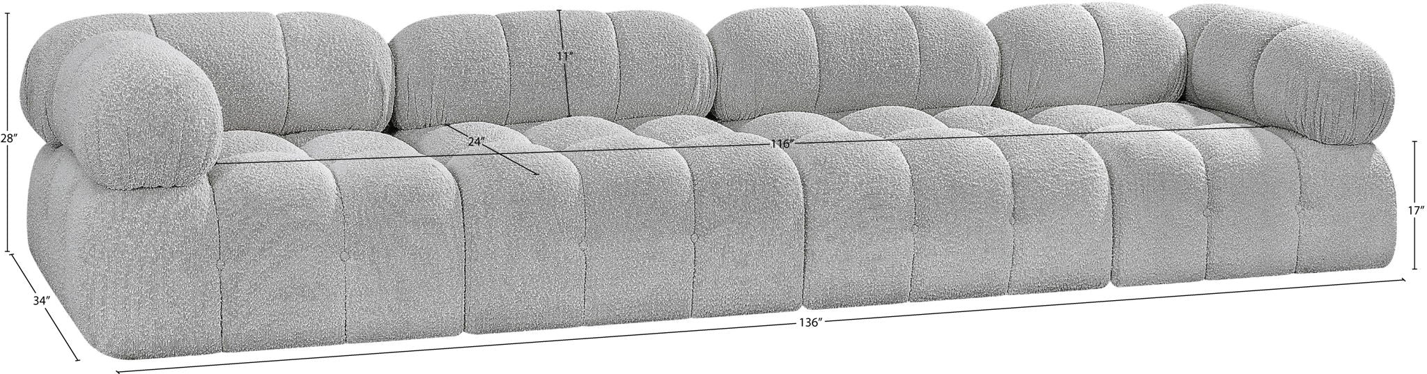 Ames - 4 Seat Modular Sofa