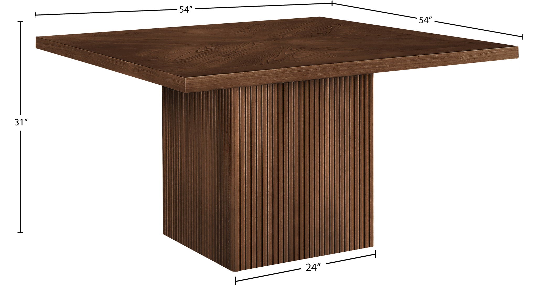 Belinda - Oak Veneer And Solid Wood Table