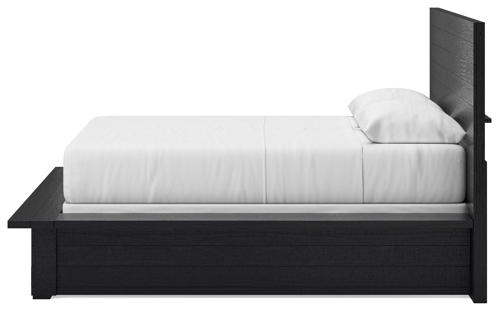 Londer - Queen Panel Bed - Black