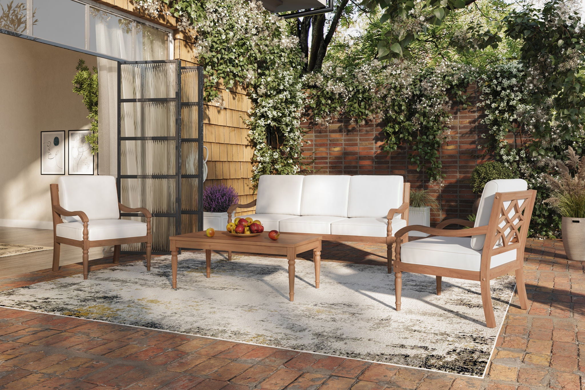 Savannah - Sofa - White Linen
