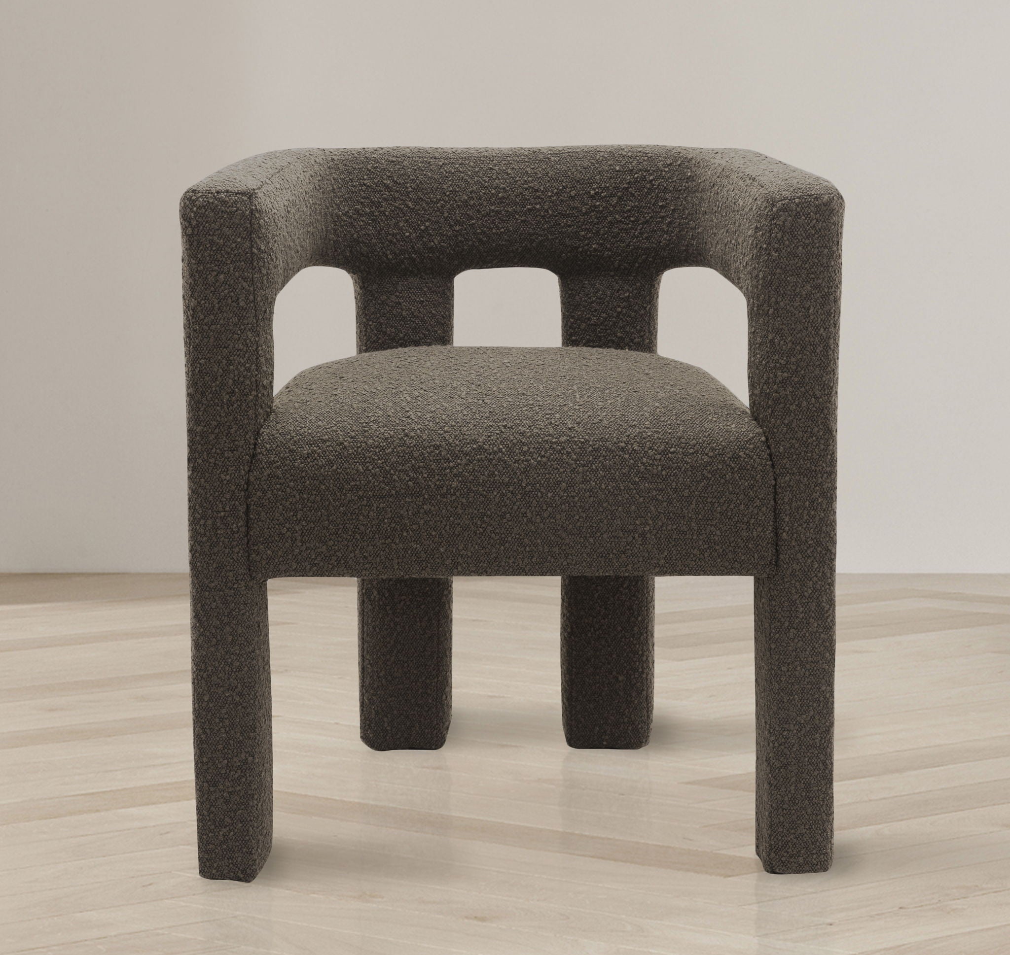 Athena - Boucle Fabric Dining Chair