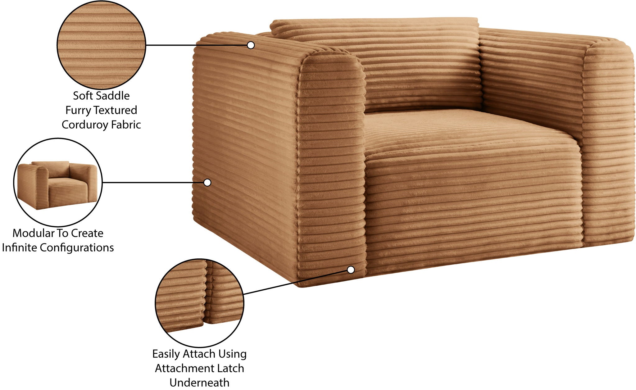 Shaggy - Fabric Arm Chair