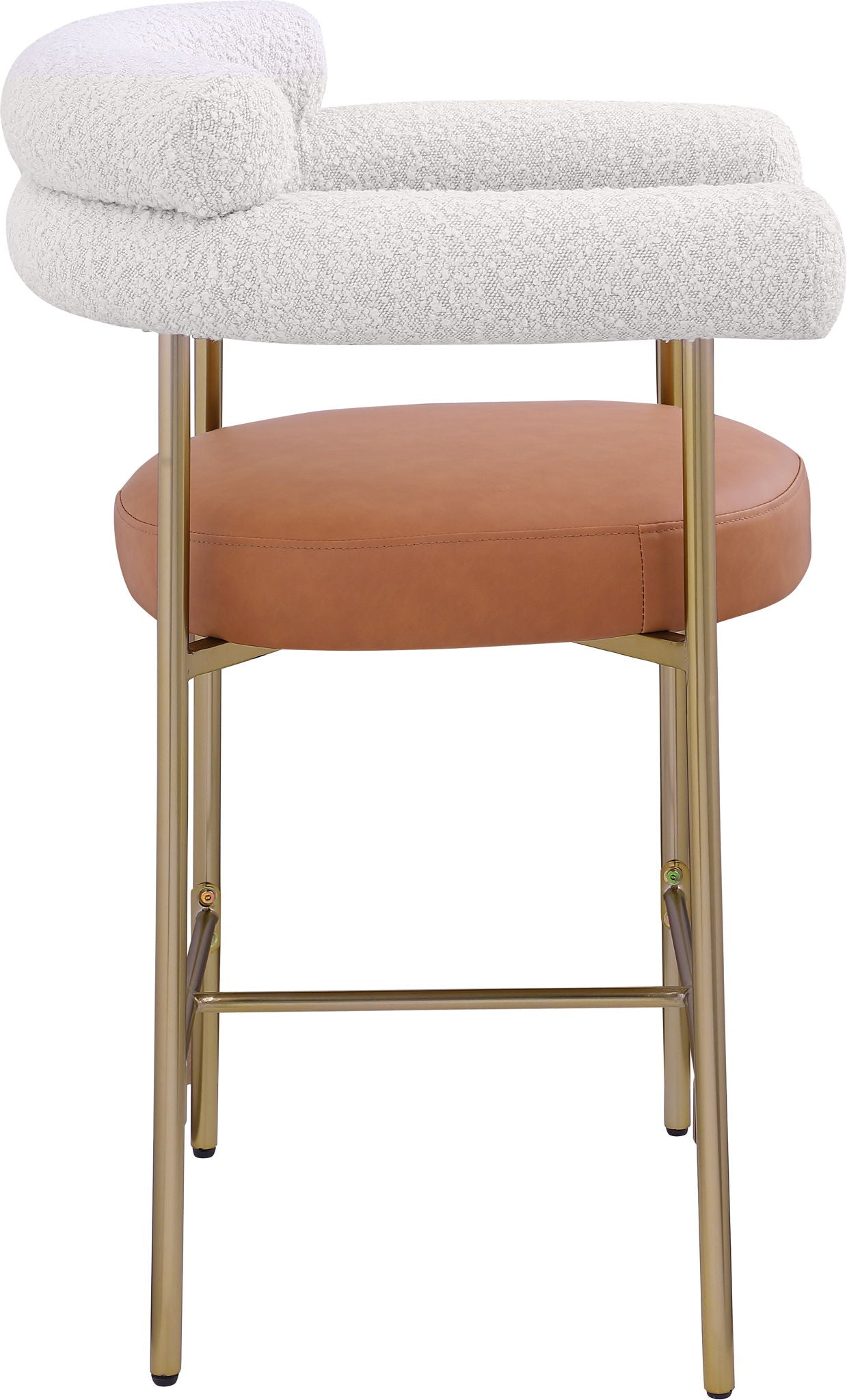 Blake - Counter Stool With Bronze Legs (Set of 2)