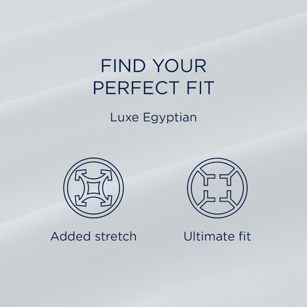 Linens - Tempur Luxe Egyptian Cotton Sheet Set - Silver Mist