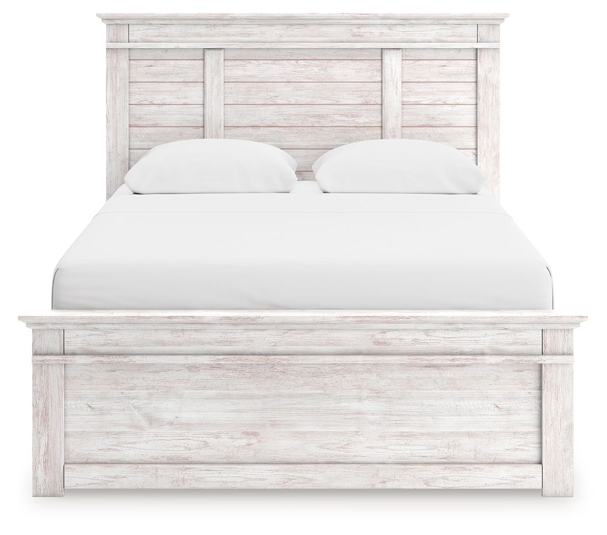 Makidern - Panel Storage Bed With Under Bed Storage Unit