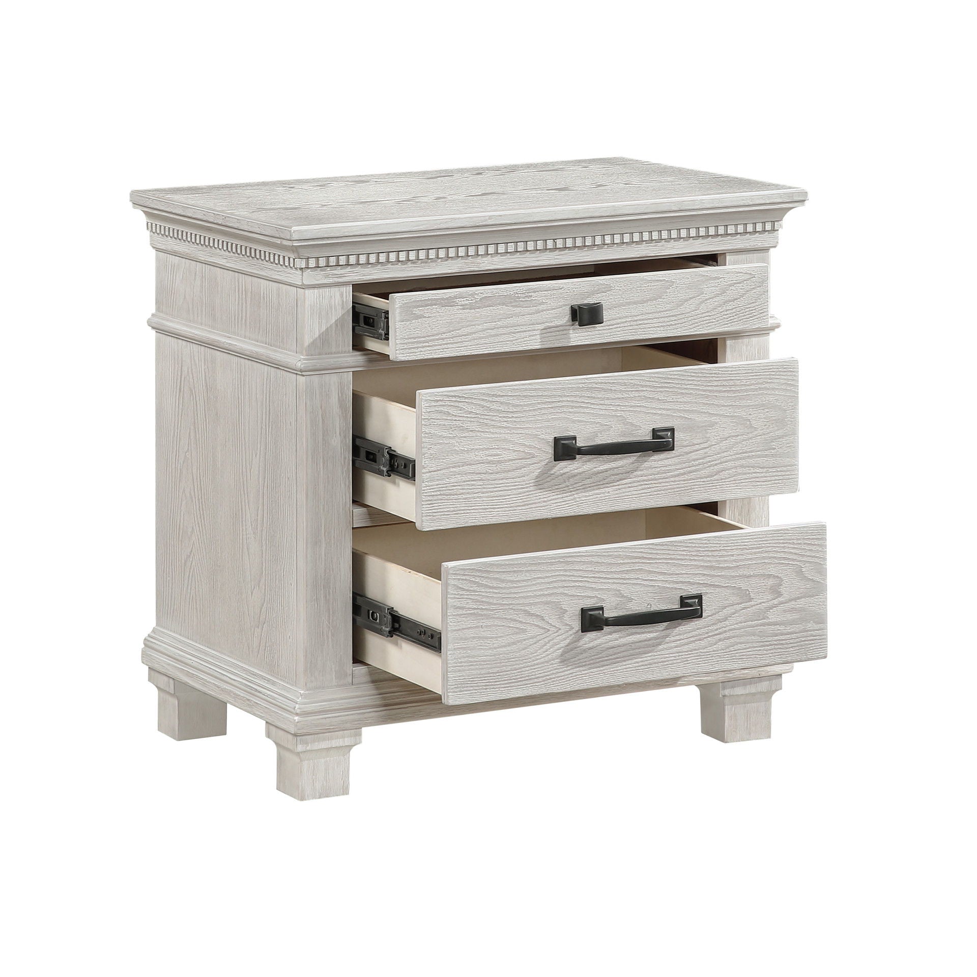 Silver Sands - Nightstand - Gray