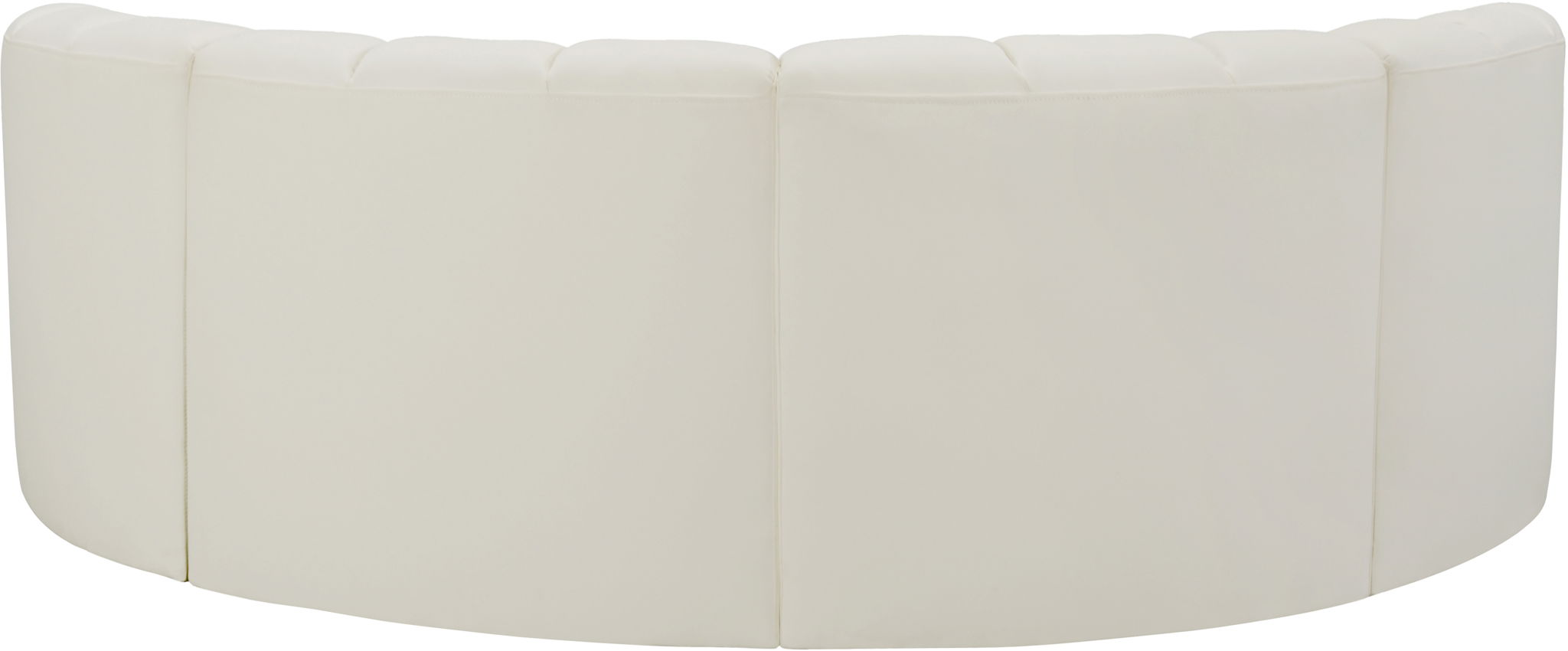 Arc - Faux Leather 4 Piece U-Shaped Modular Sofa