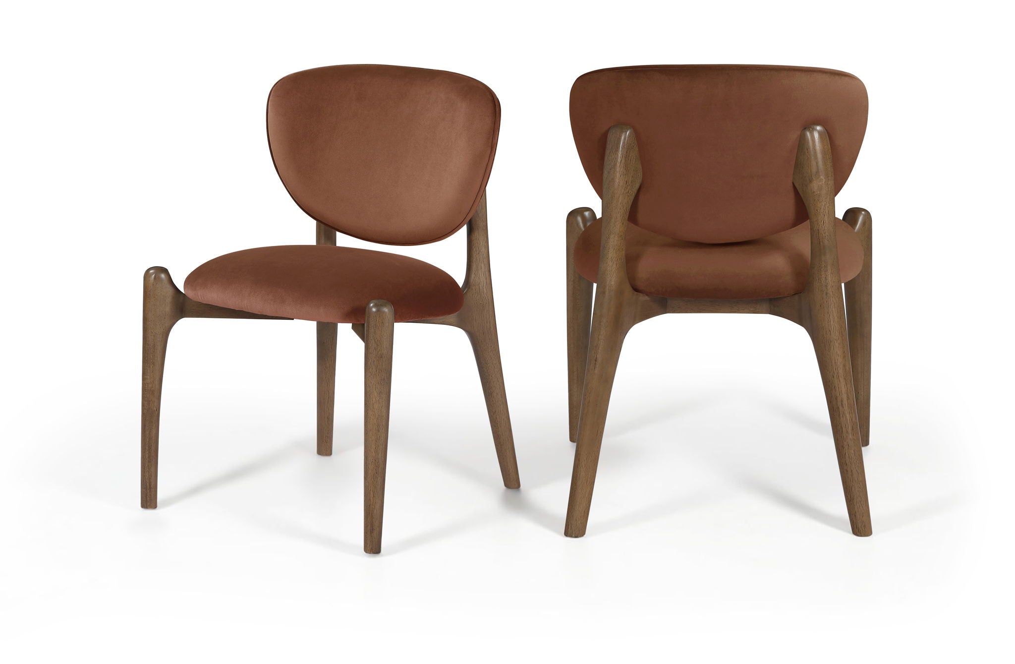 Velora - Upholstered Dining Chair (Set of 2) - Brown Base