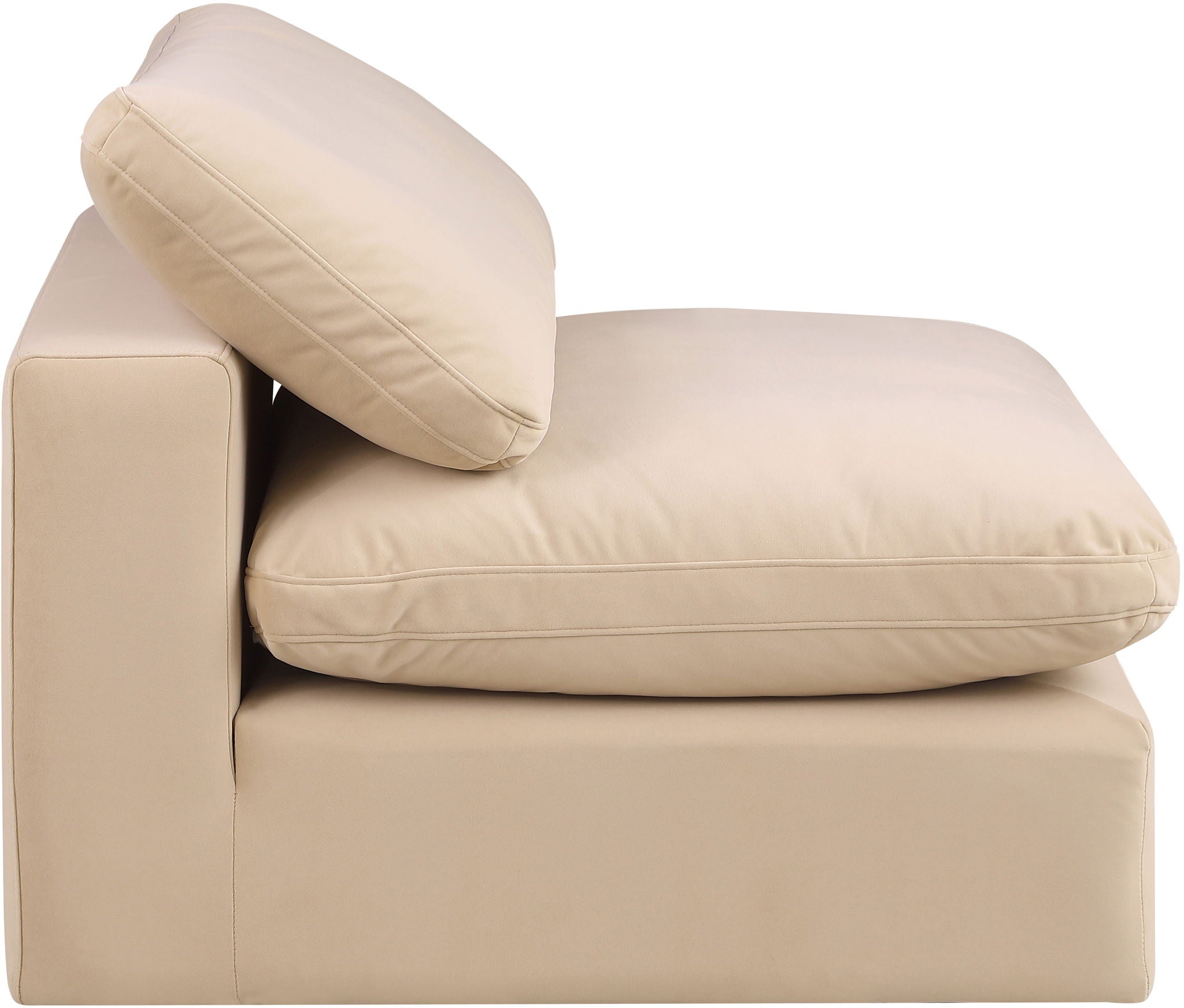 Comfy - Velvet Armless Chair