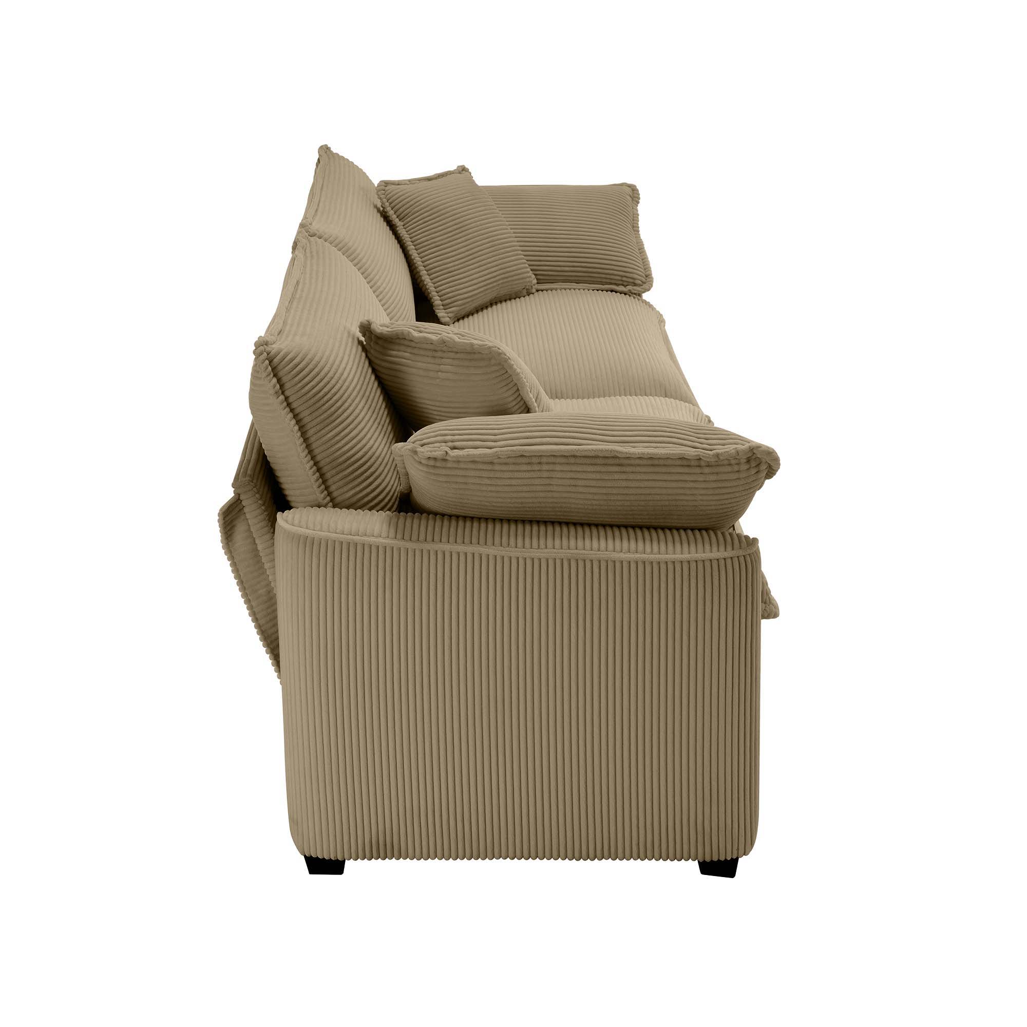Elegant Oversized Sectional Sofa Set With Deep Seats And Flexible Layout