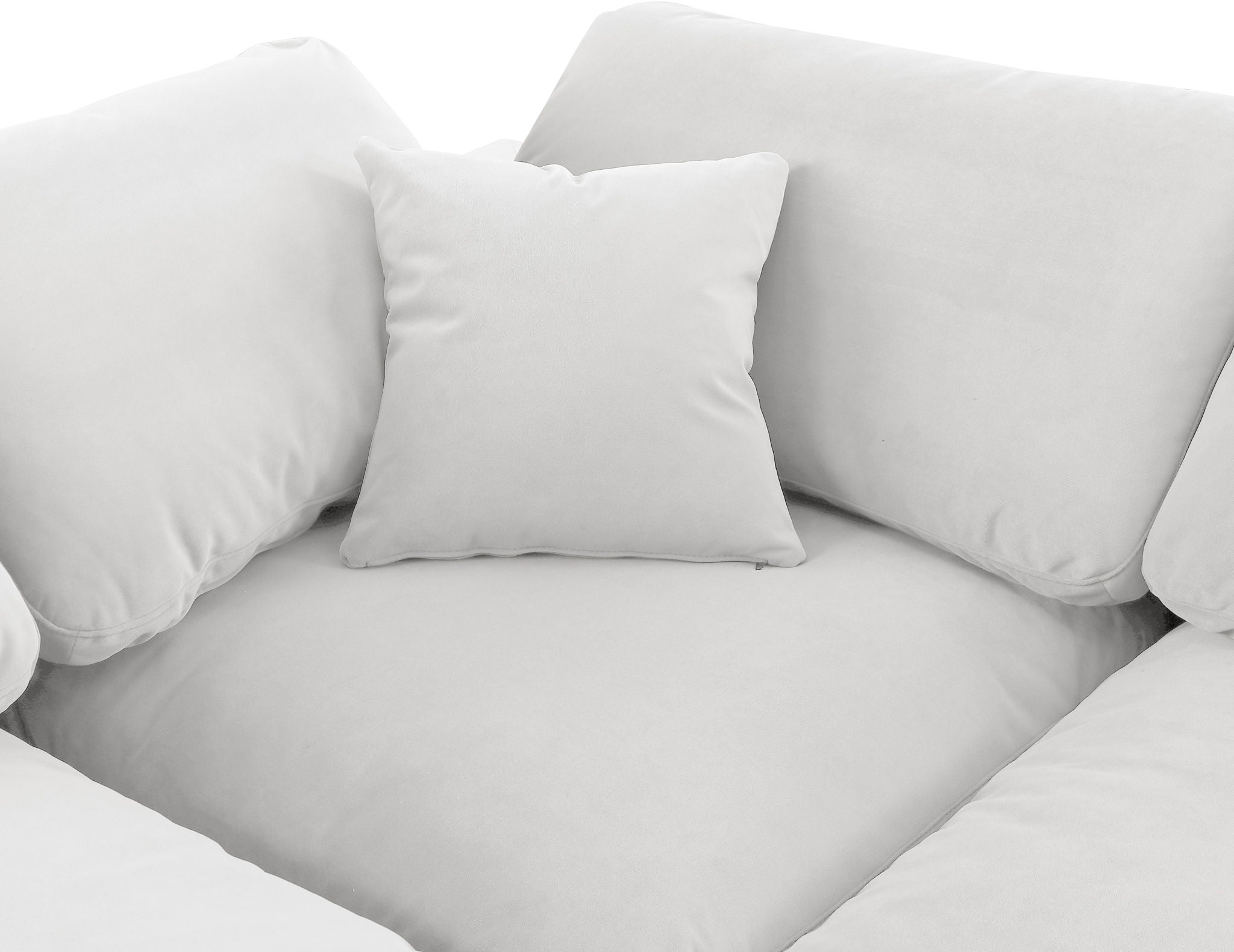 Comfy - 6 Piece Velvet Sectional