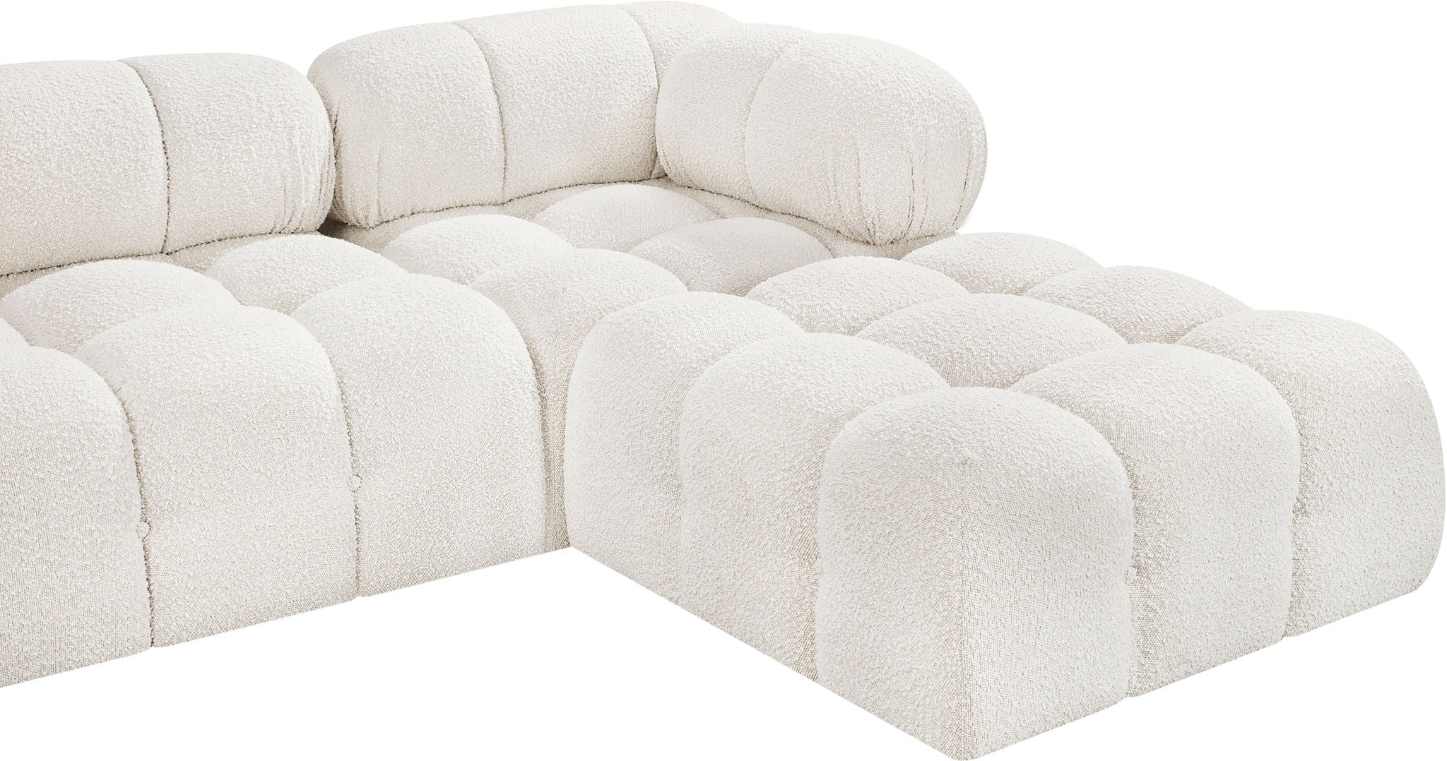 Ames - 6 Piece Fabric Modular U-Shaped Sectional