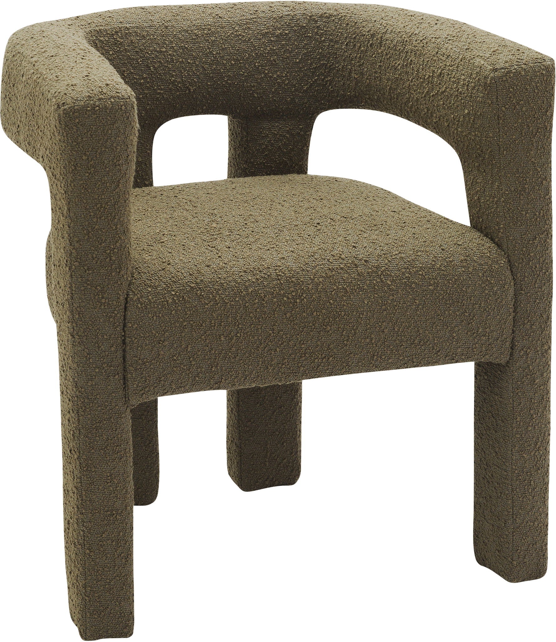 Athena - Boucle Fabric Dining Chair