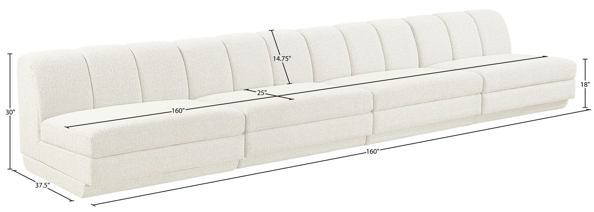 Modari - Sectional - Cream