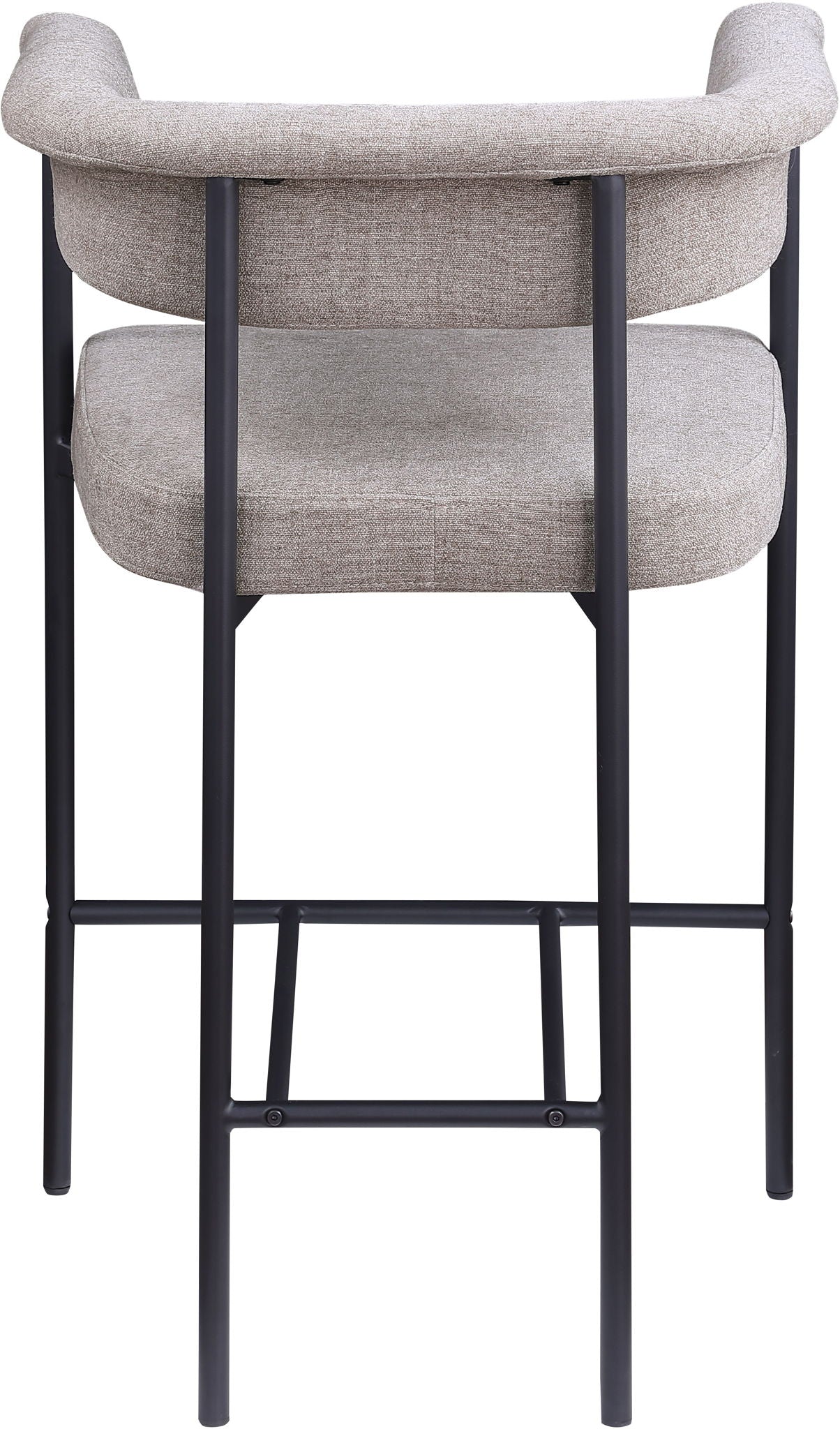 Malin - Linen Counter Stool (Set of 2) - Taupe