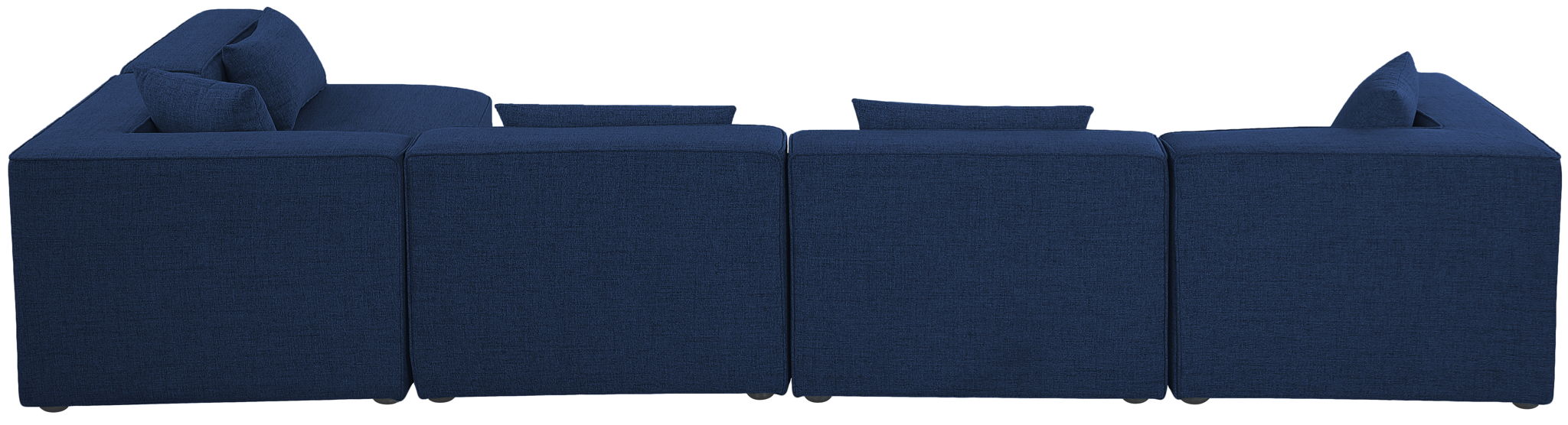 Cube - Linen 5 Piece Modular Sectional