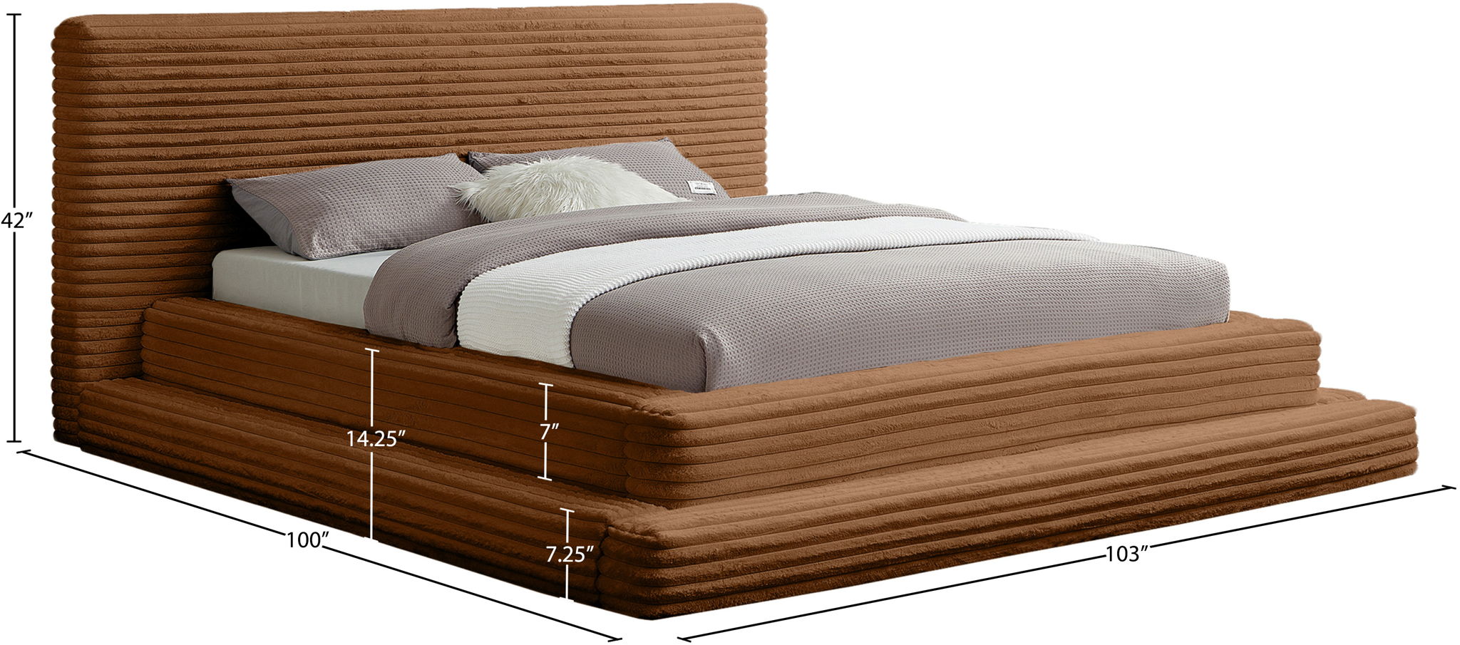 Drew - Fabric Upholstered Bed