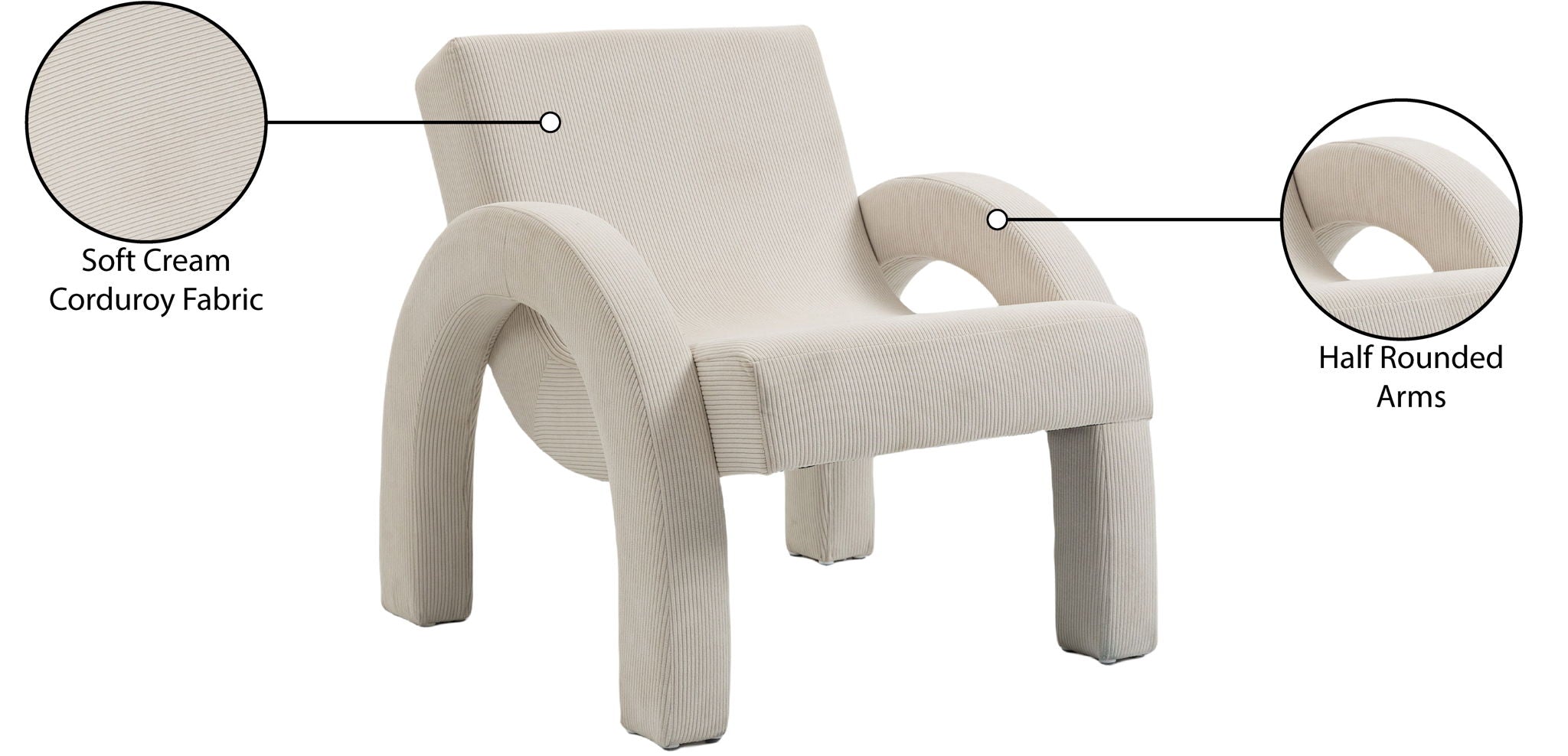 Corduroy - Accent Chair