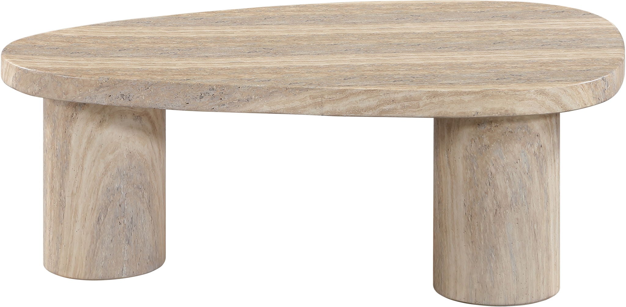 Teramo - Traverine Concrete Indoor/Outdoor Coffee Table