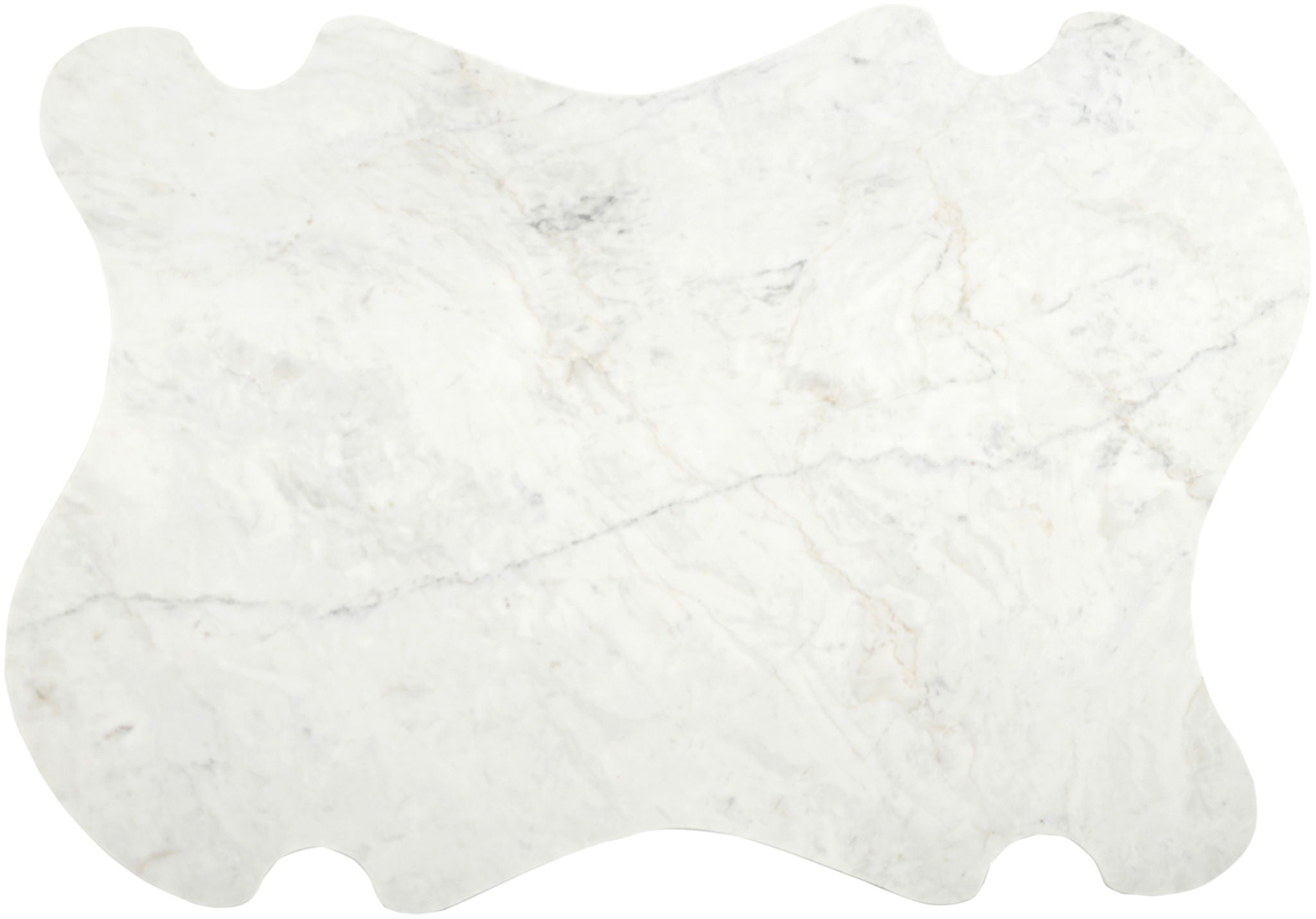 Liona - Marble And Acacia Wood Coffee Table