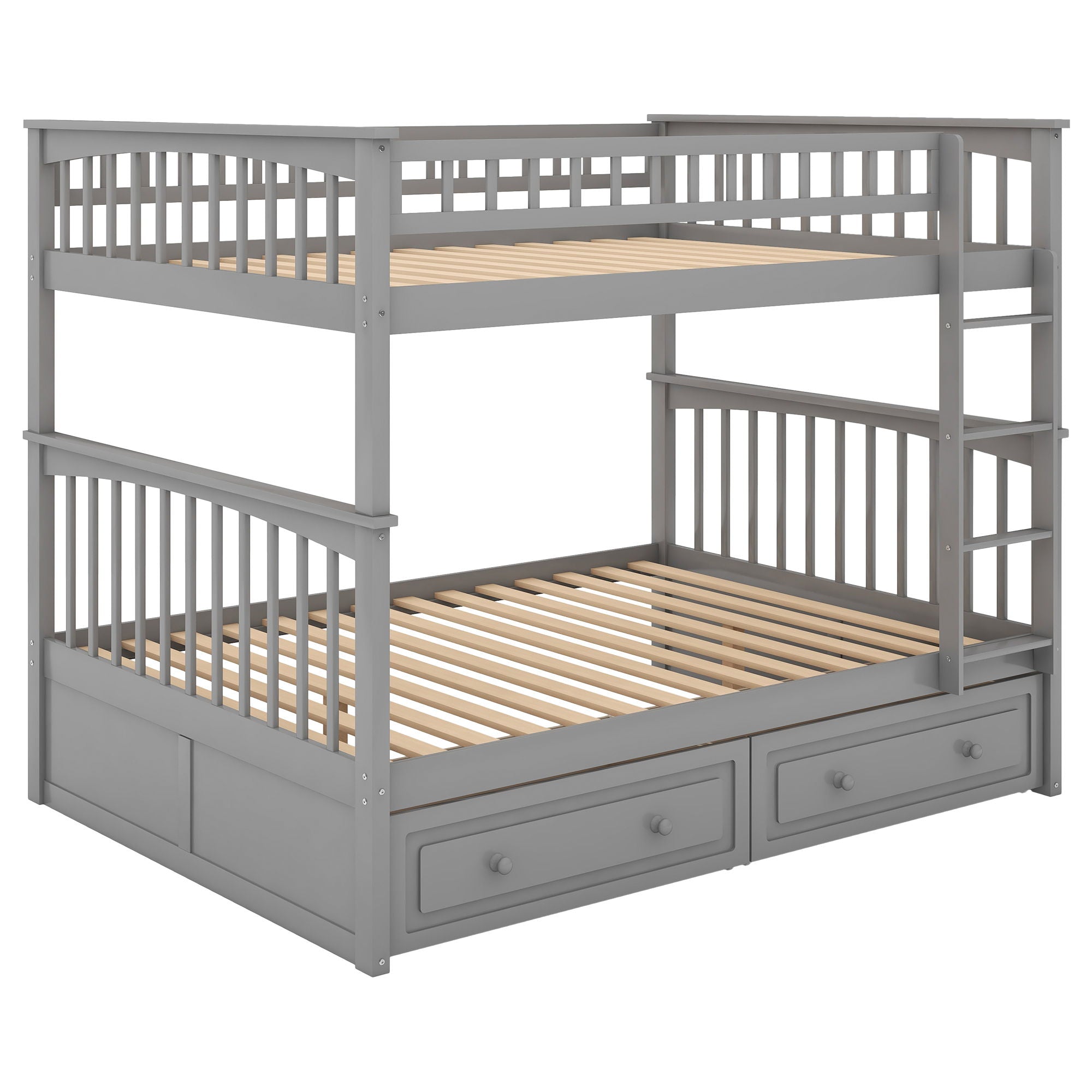 Bunk Bed With Drawers, Convertible Design