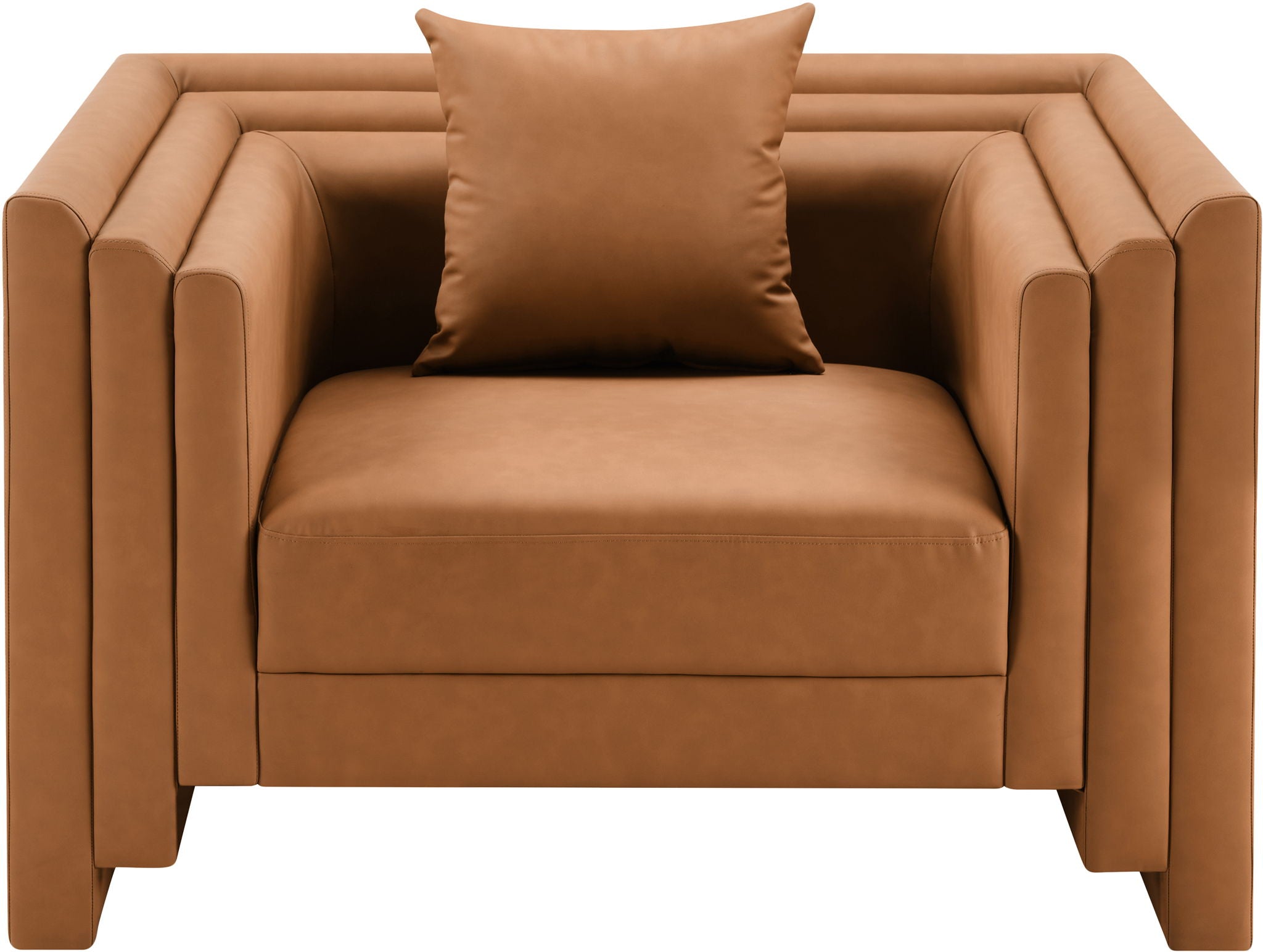 Everett - Vegan Leather Upholstered Chair