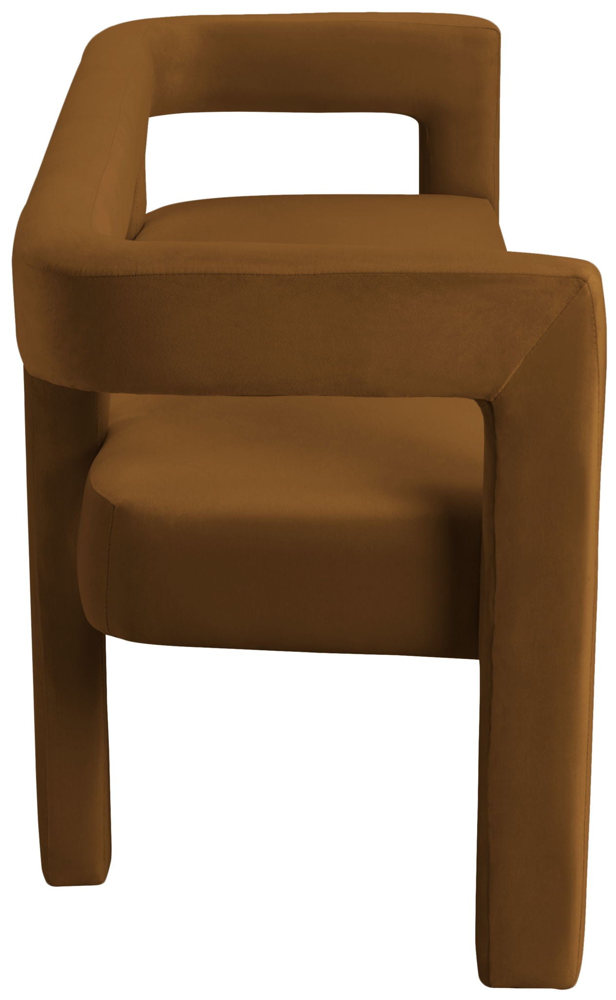 Athena - Velvet Bench - Saddle