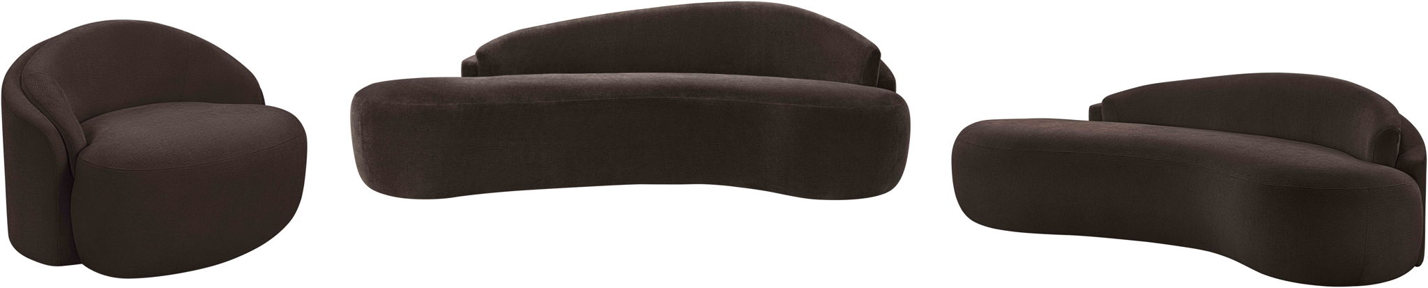 Caspian - Chenille Fabric Upholstered Sofa