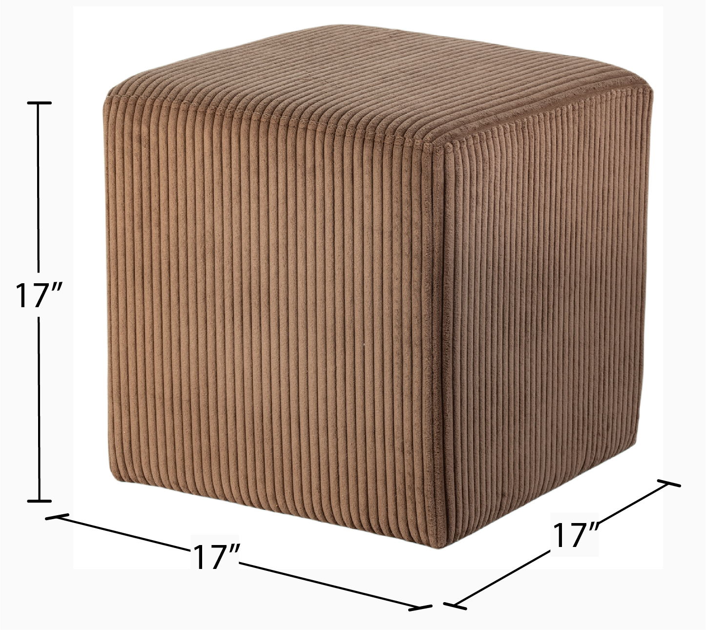 Roy - Microsuede Ottoman / Stool