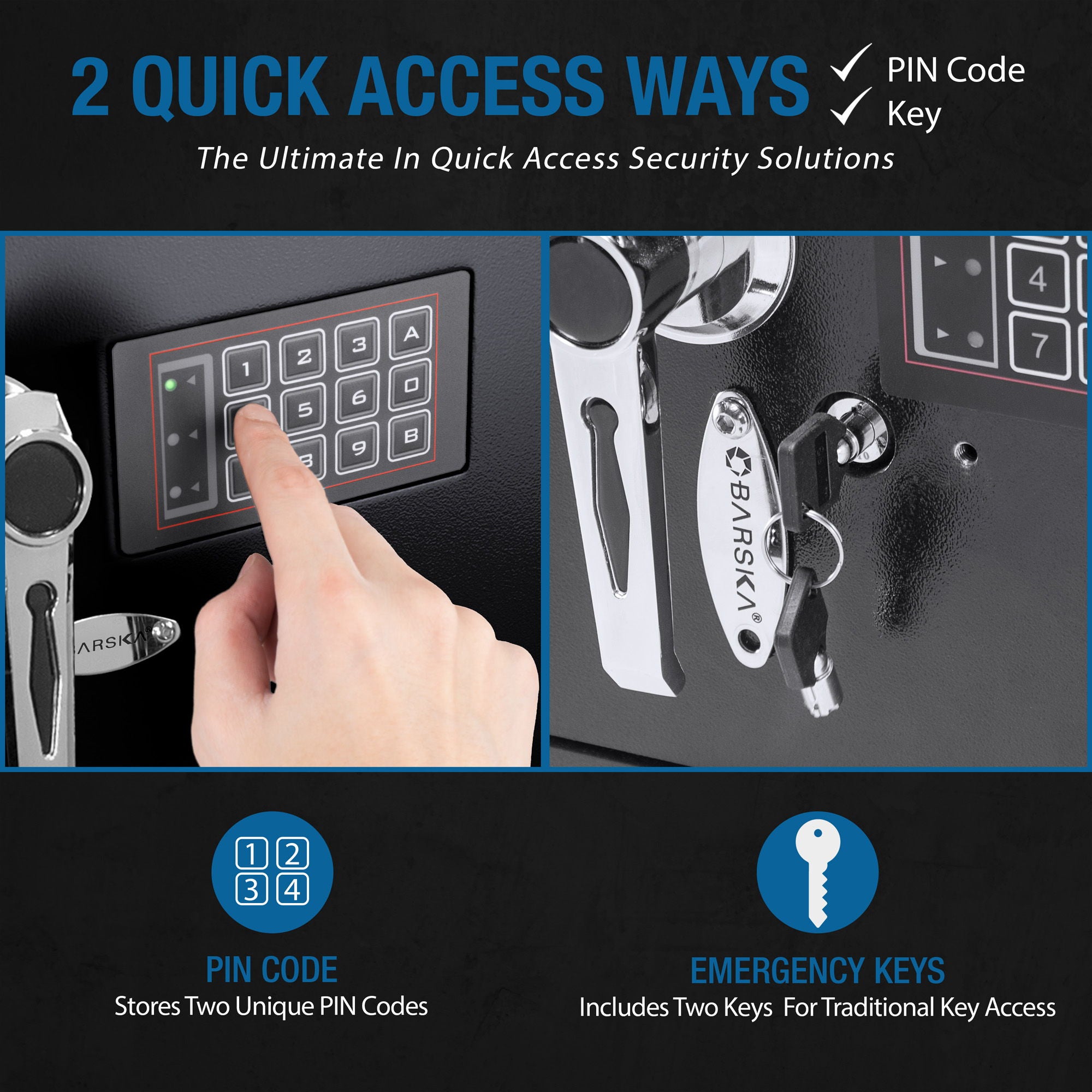 Durable Keypad Depository Safe