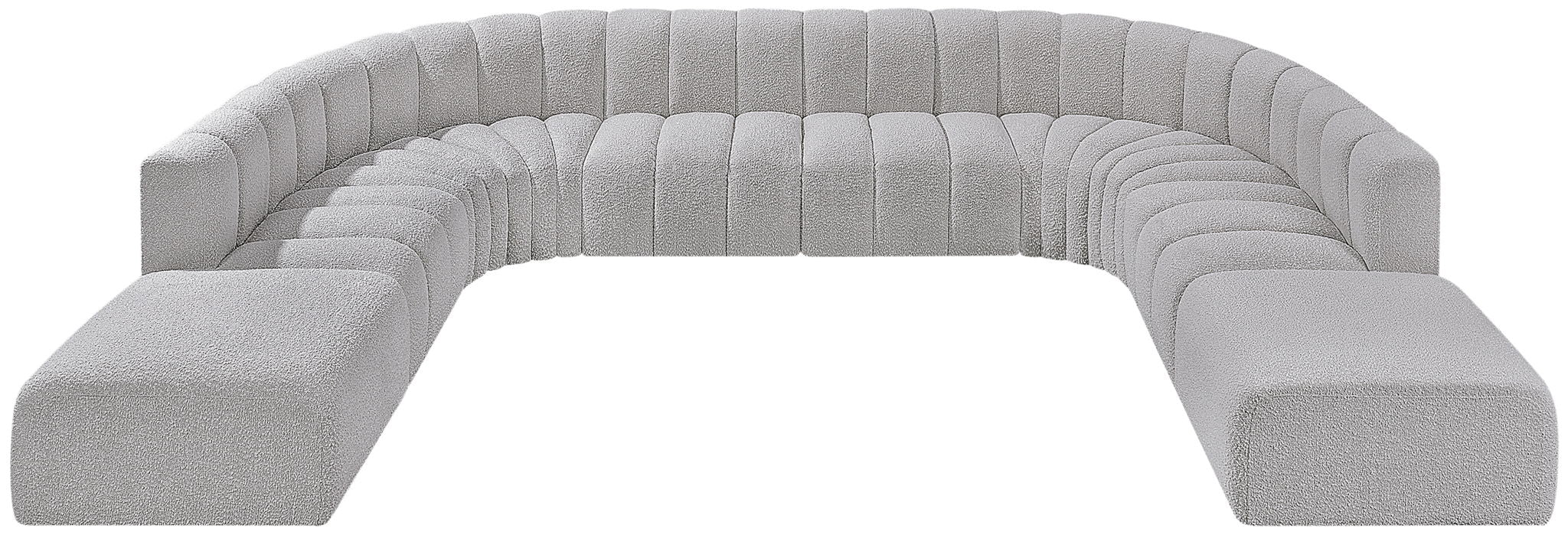 Arc - Boucle Fabric Modular Sectional