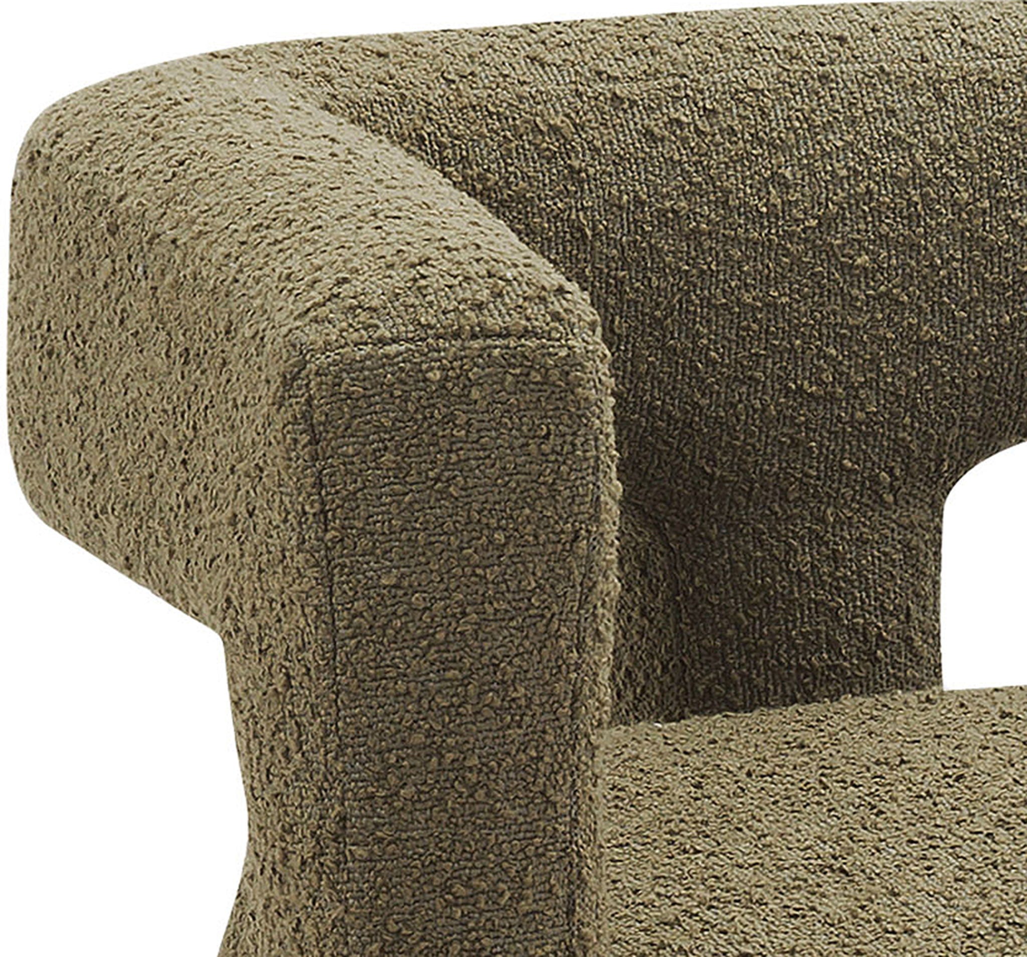 Athena - Boucle Fabric Bench