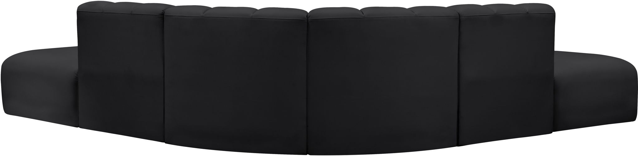 Arc - Faux Leather 6 Piece Corner Modular Sofa