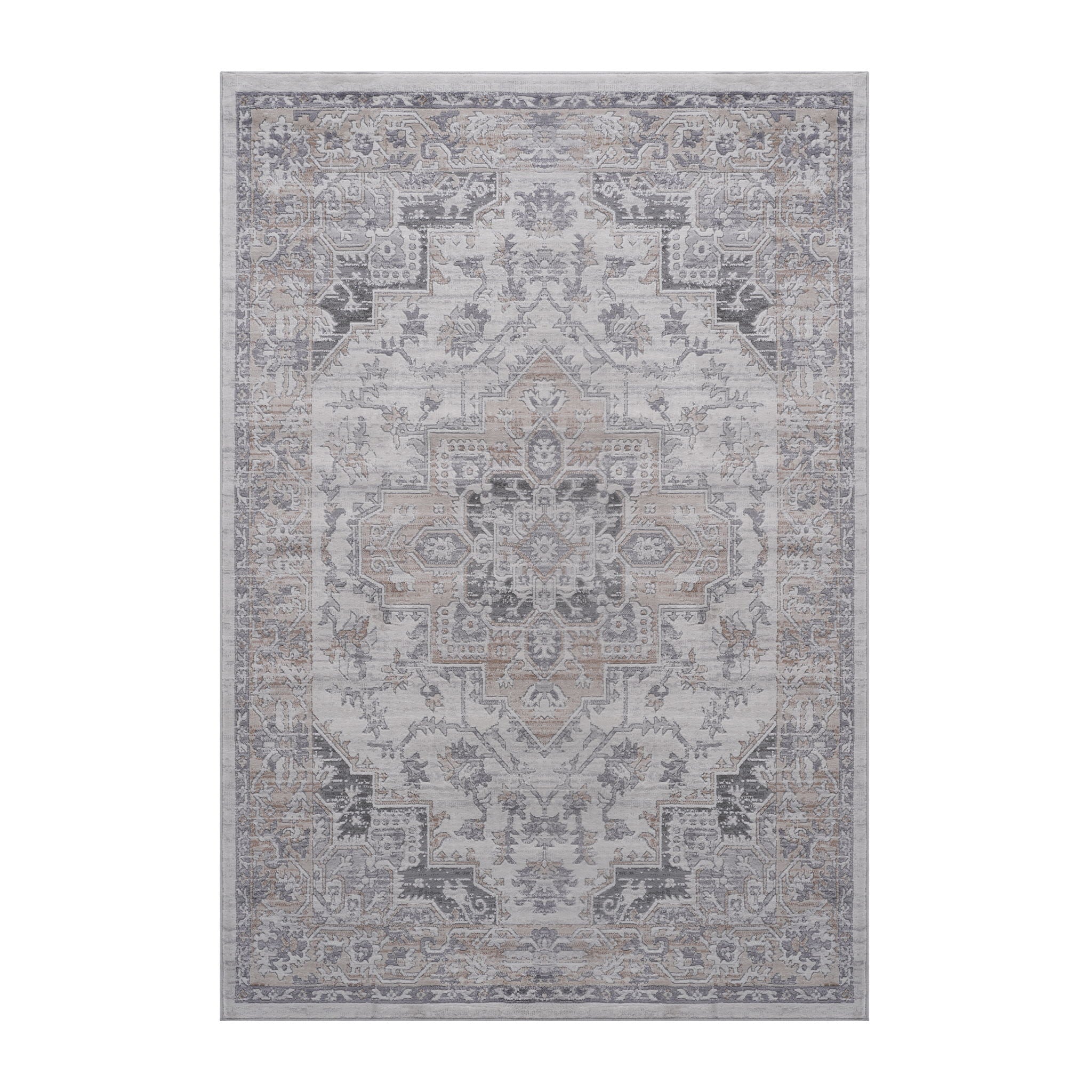 Marfi - 6' X 9' Oriental Area Rug - Ivory / Beige