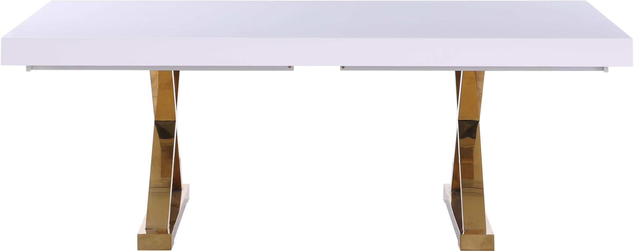 Excel - Extendable Dining Table with Gold Base