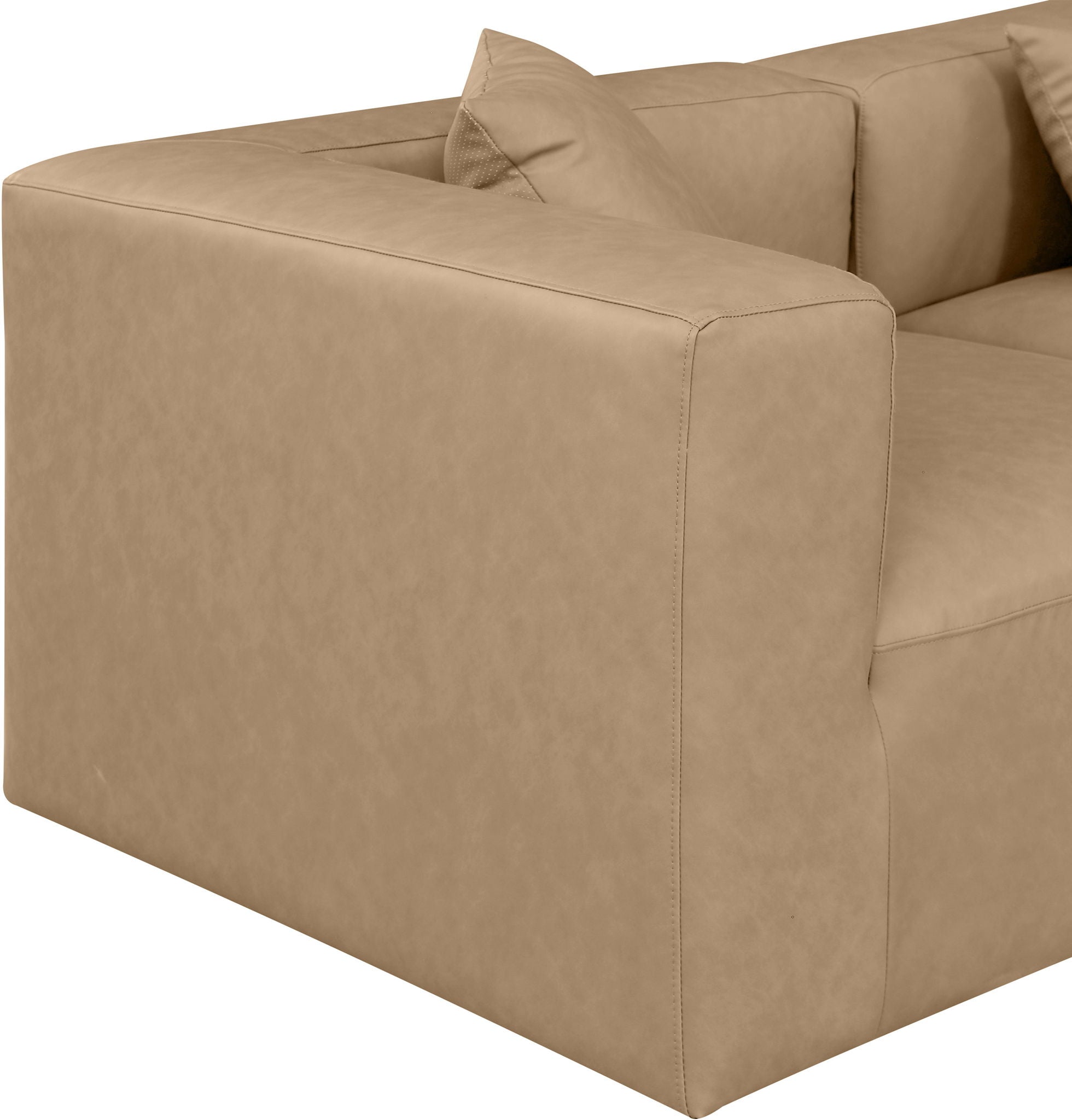 Cube - 5 Piece Modular Corner Sectional - Tan