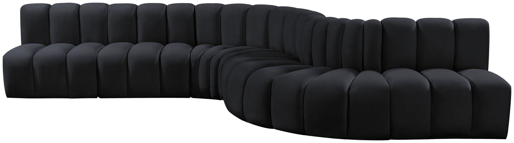 Arc - Velvet 7 Piece Modular Sofa