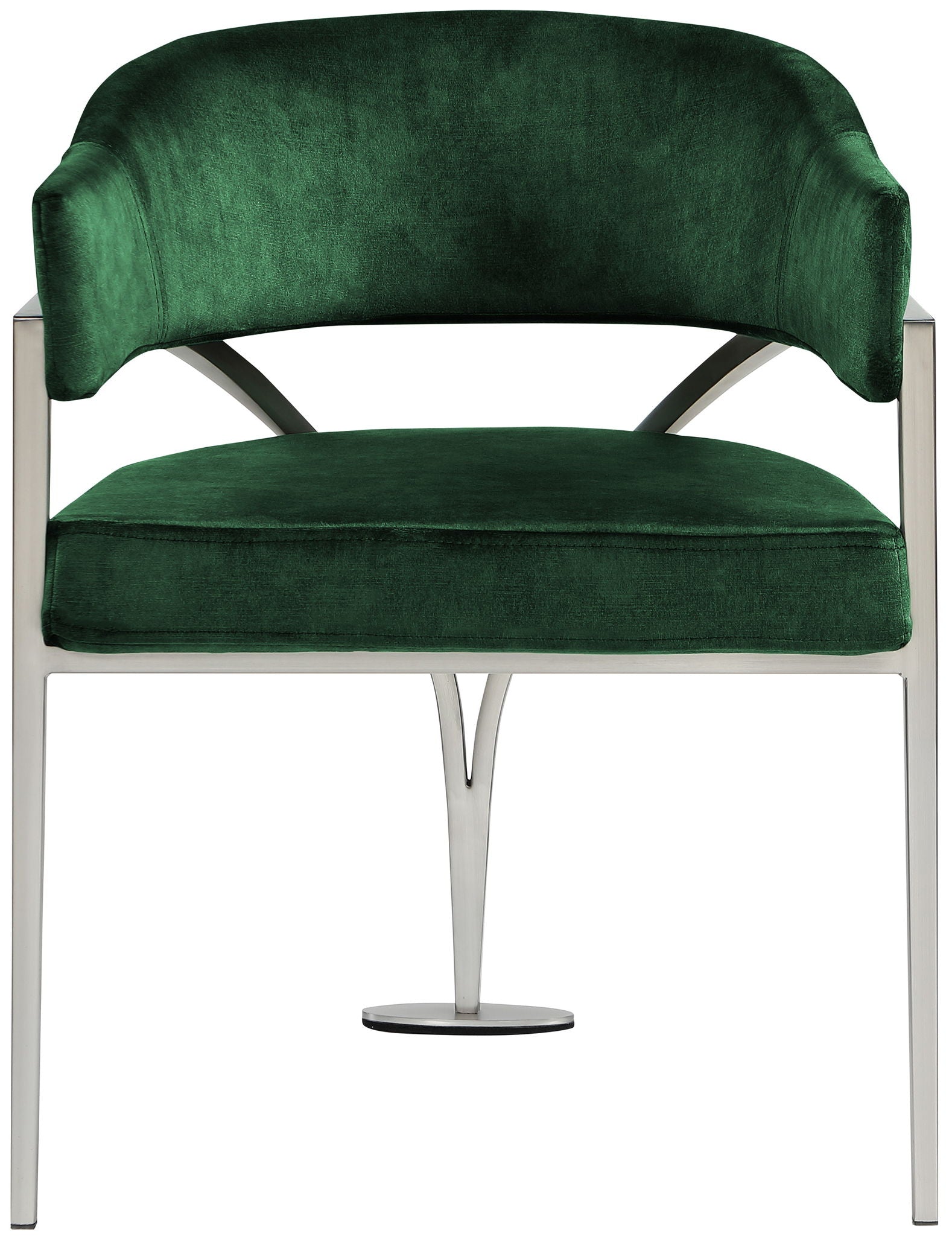 Madelyn - Dining Chair (Set of 2) - Brushed Chrome