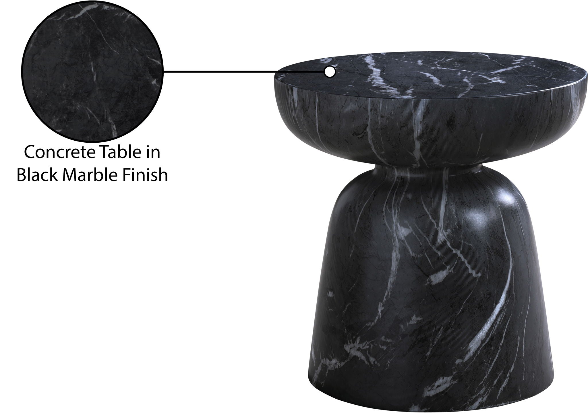 Avellino - Concrete End Table