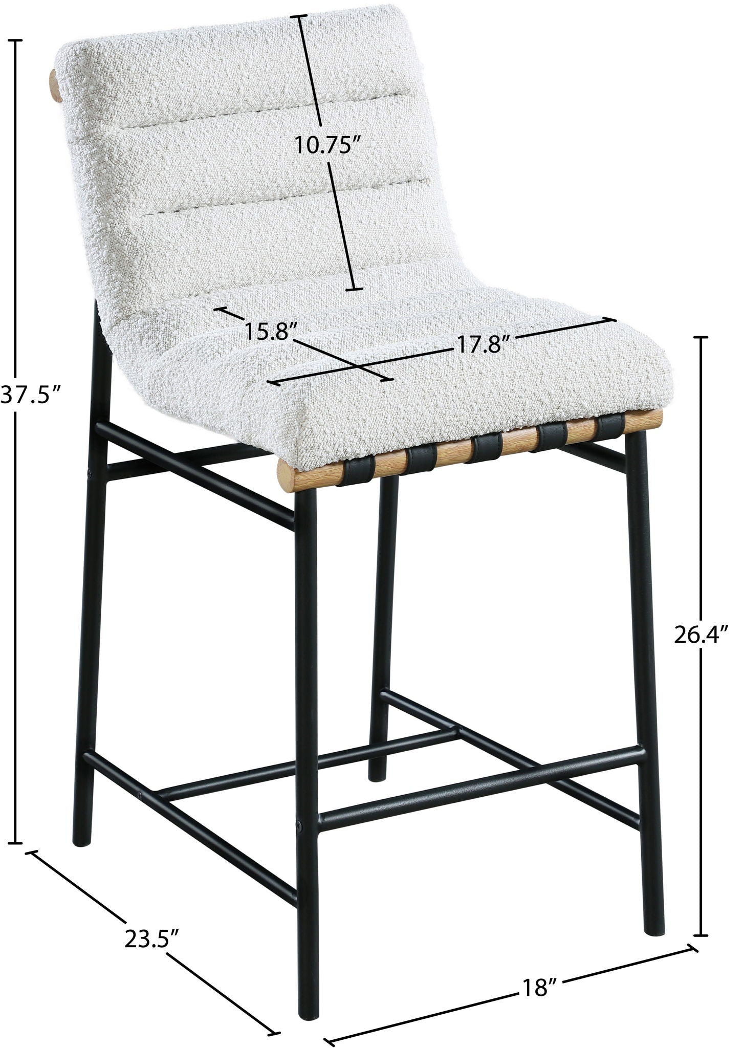 Burke - Counter Stool
