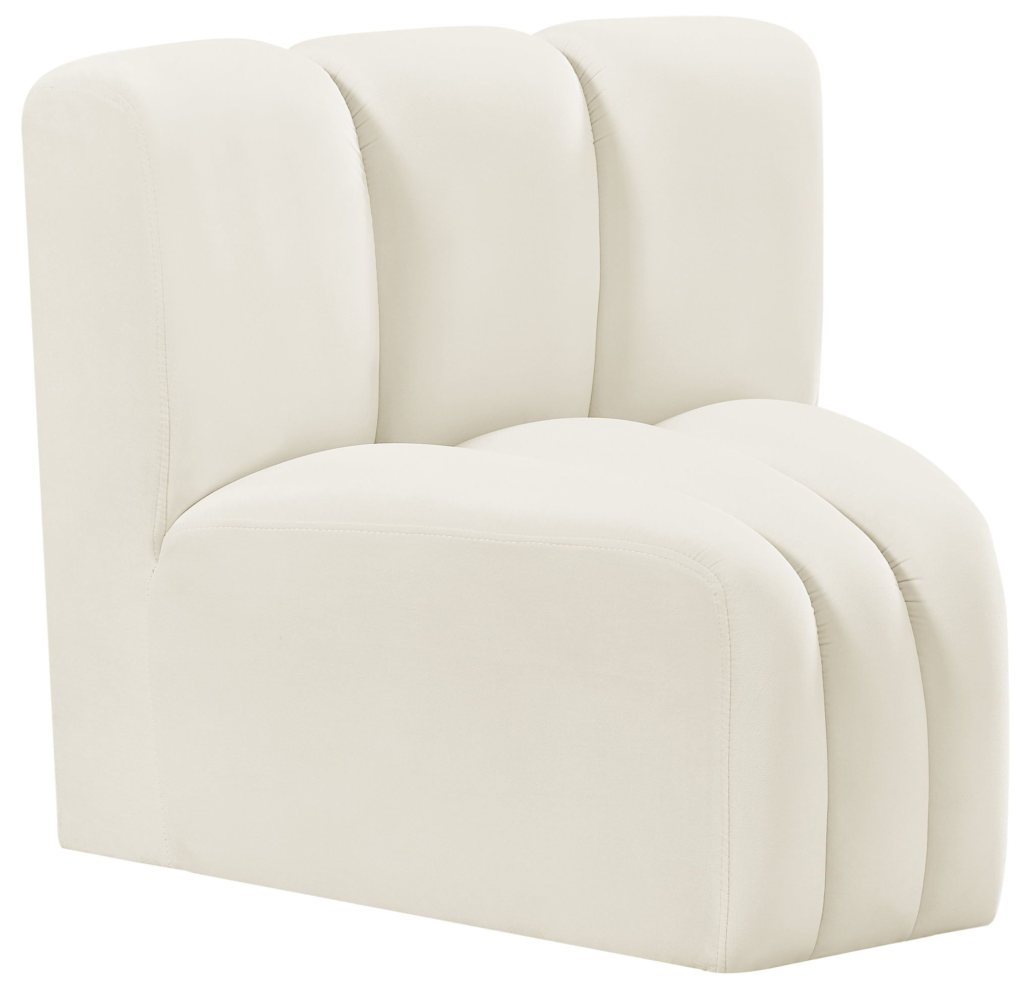 Arc - Velvet Curved Corner Chair