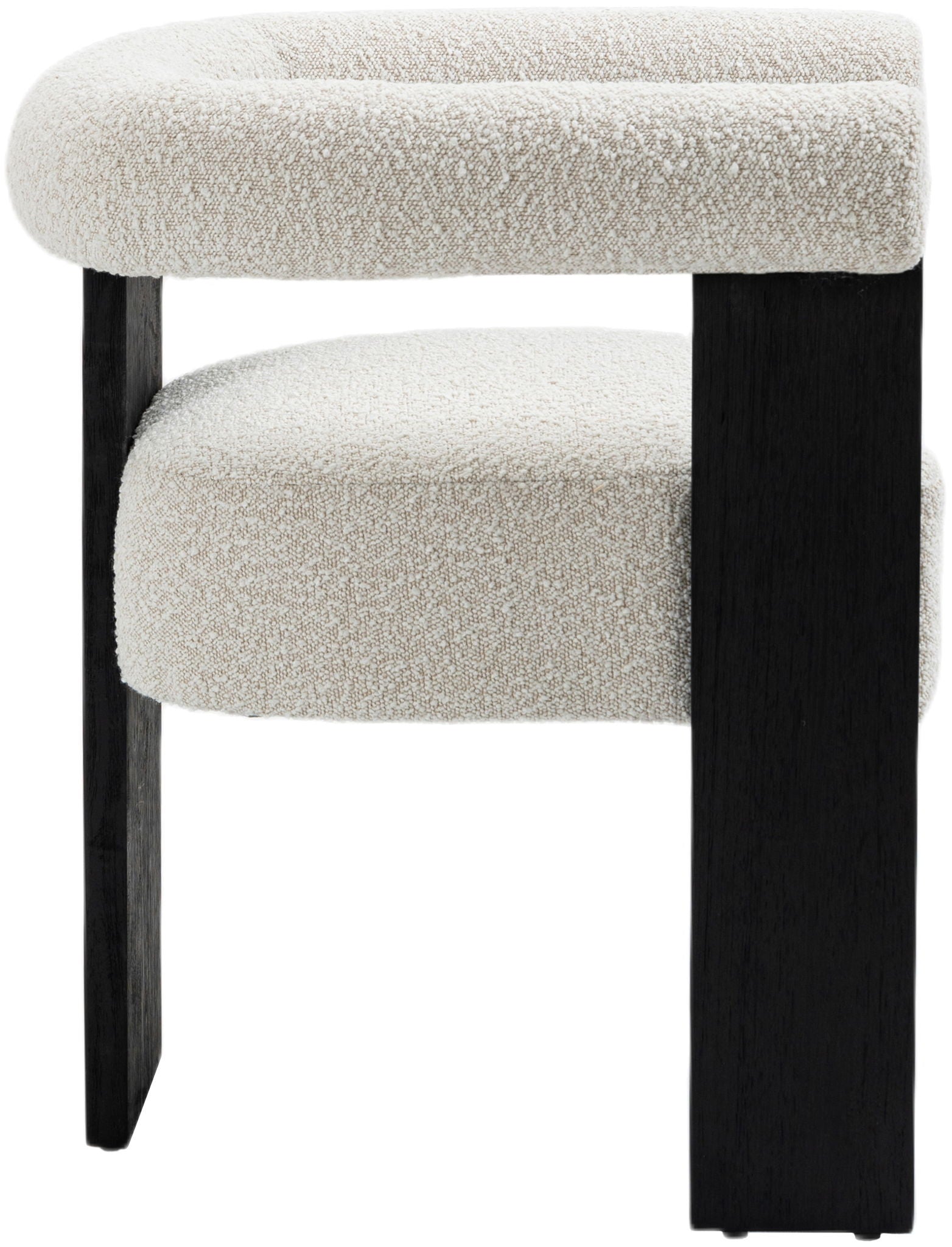 Barrel - Dining Chair - Black Legs