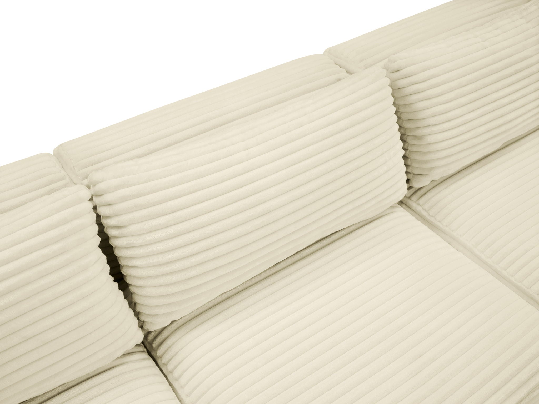 Shaggy - 4 Seat Modular Armless Sofa
