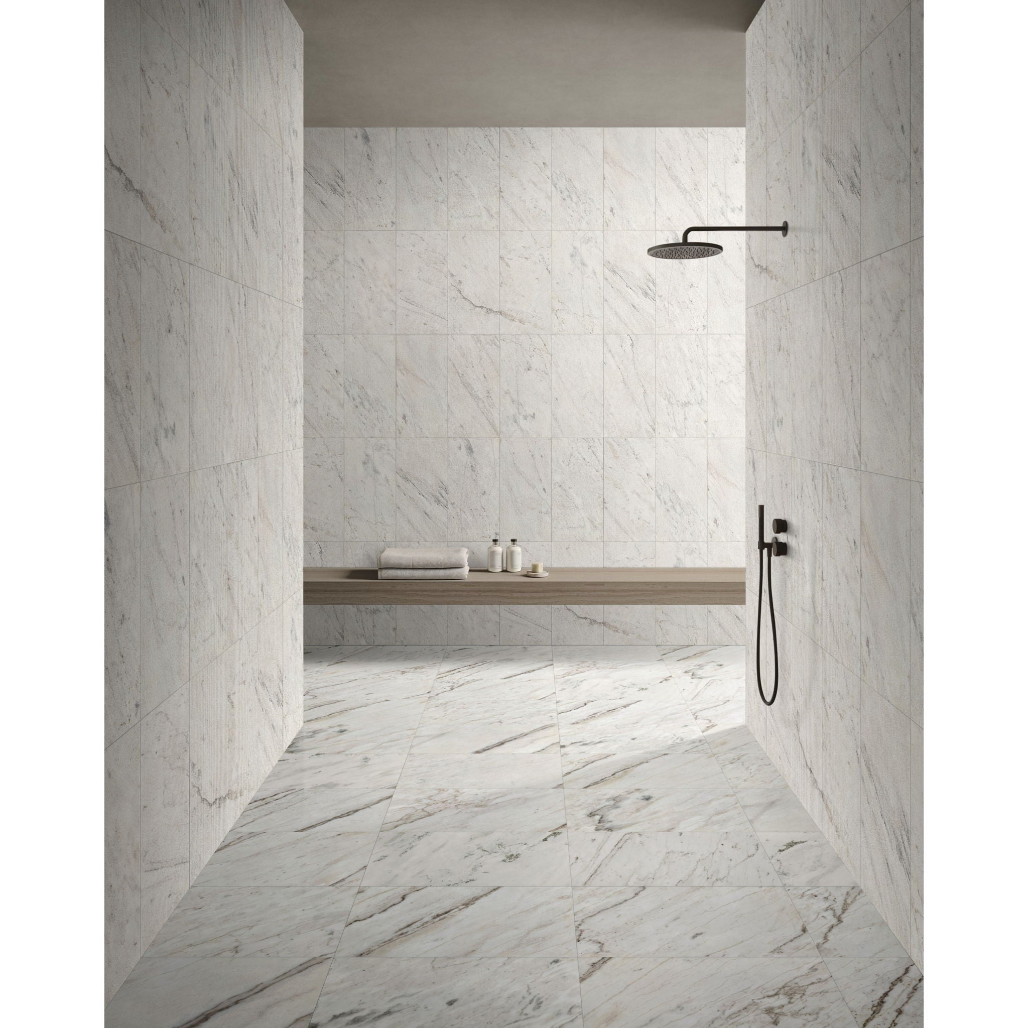 Textured Finished, 3D Tiles For Wall Decoration (Set of 4)