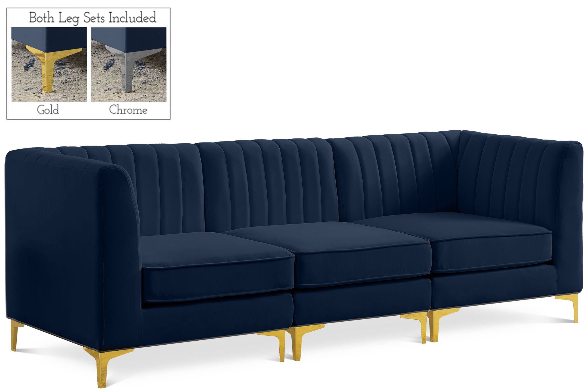 Alina - 3 Piece Modular Sectional