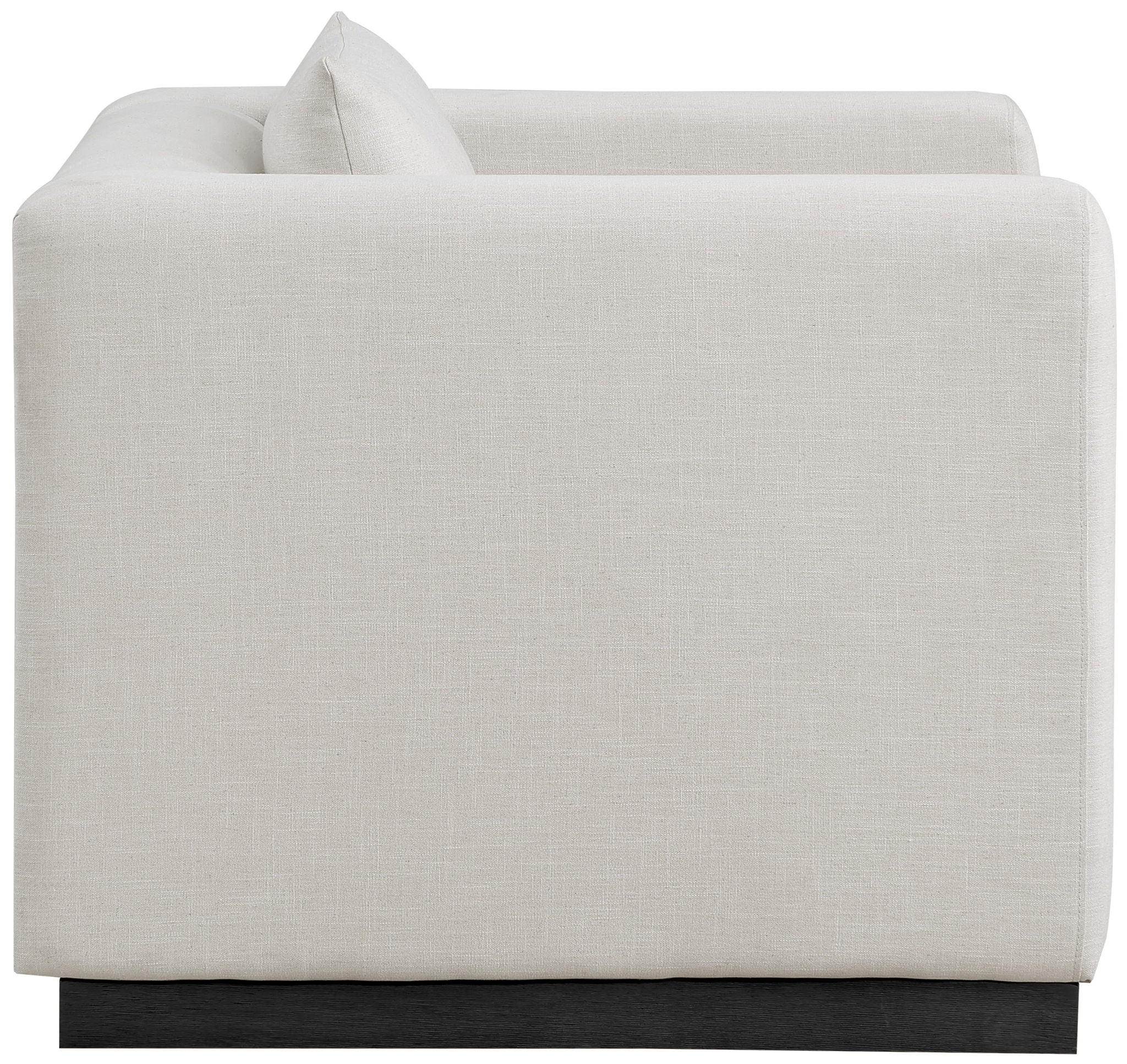 Alfie - Linen Textured Fabic Chair