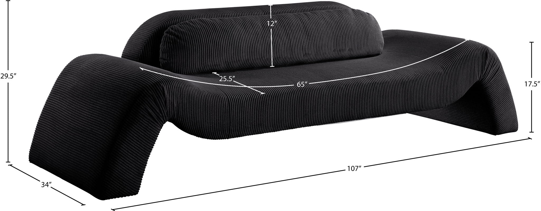Austin - Corduroy Sofa